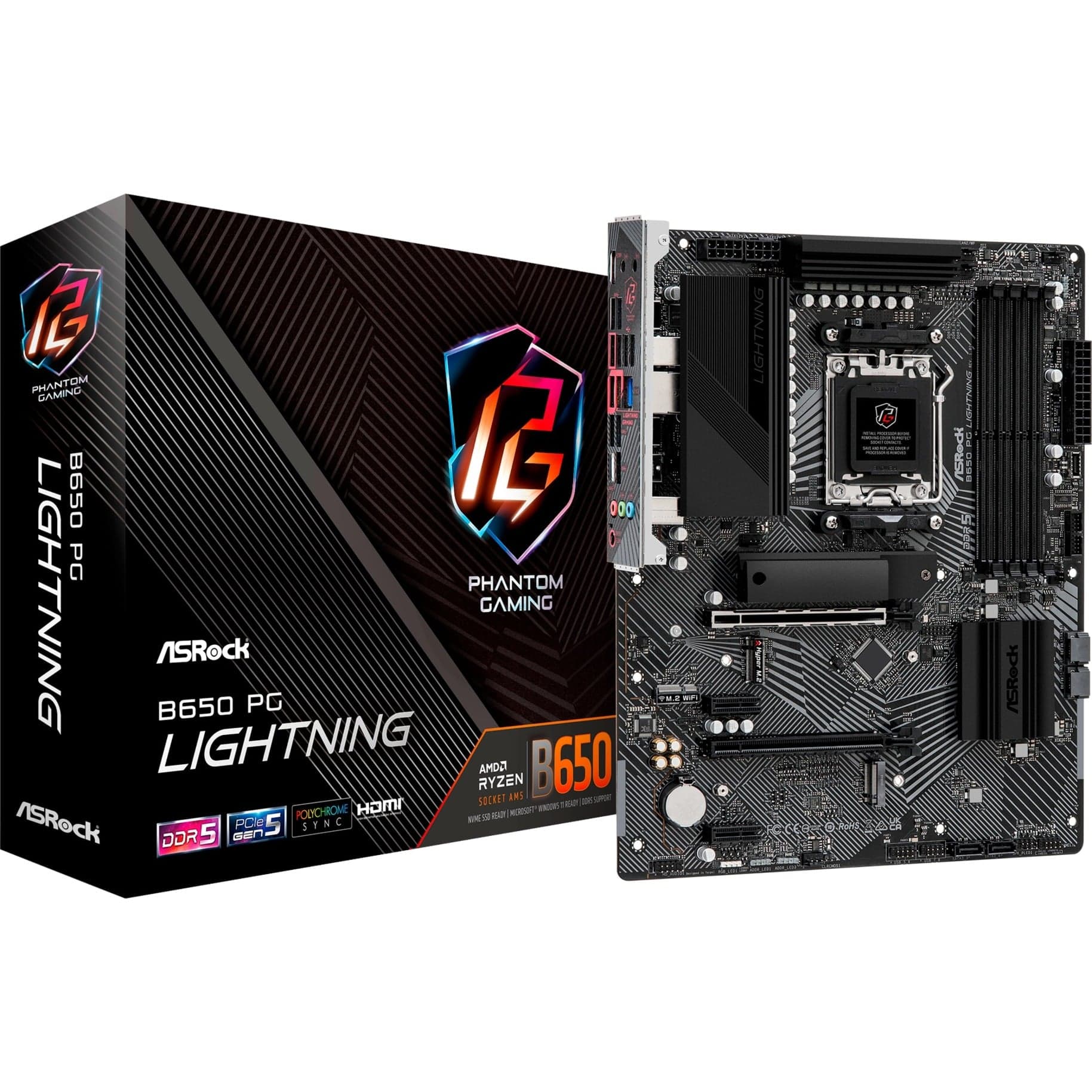 B650 PG LIGHTNING, Mainboard – Bild 1