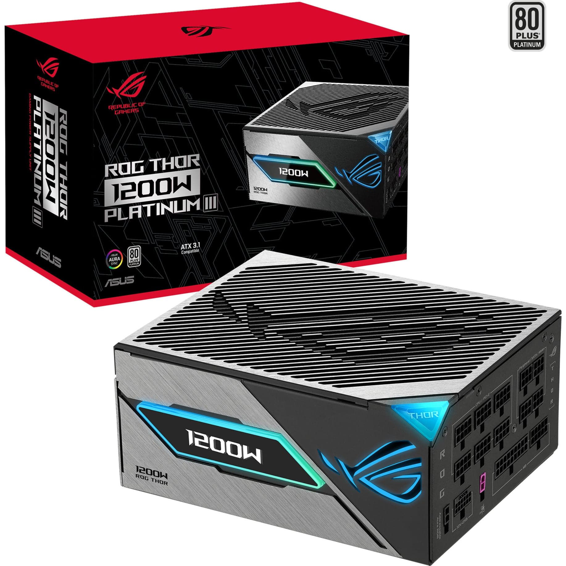 ROG Thor 1200W Platinum III, PC-Netzteil – Bild 1
