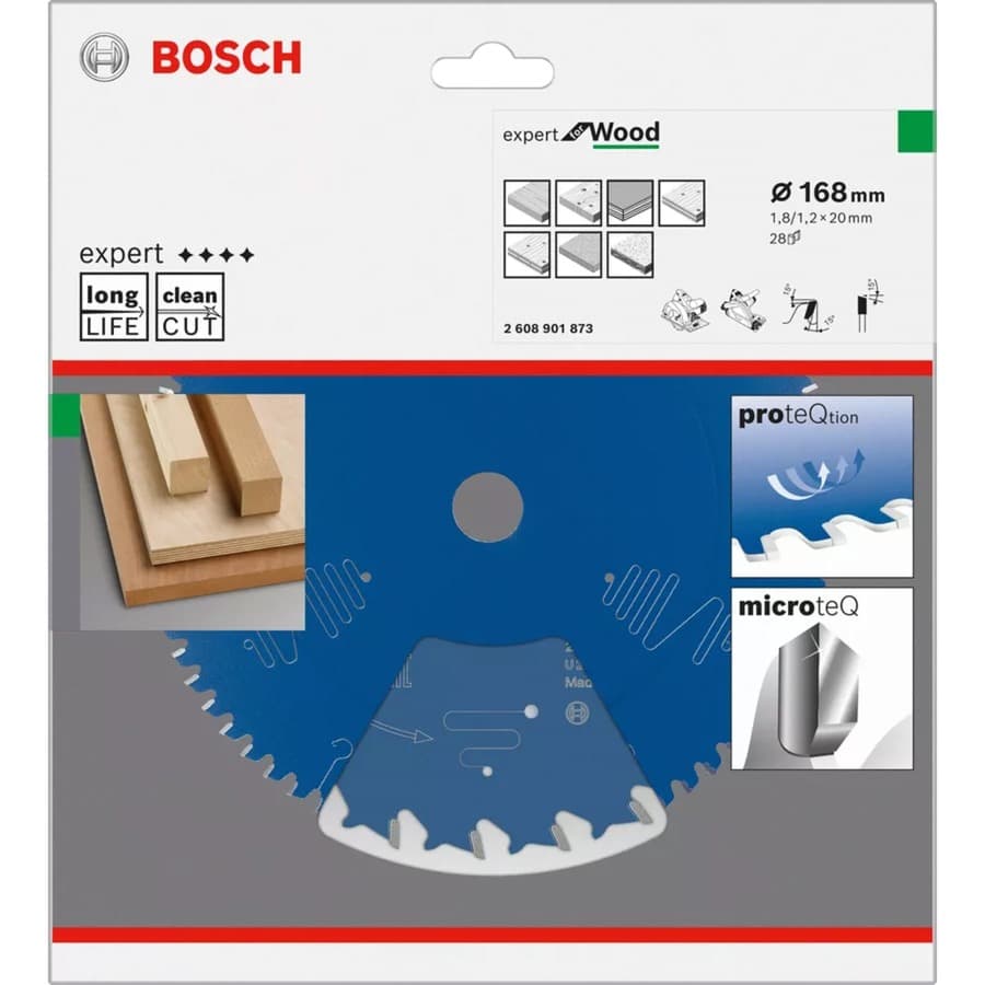EXPERT Wood Kreissägeblatt, Ø 168mm, 28Z – Bild 1
