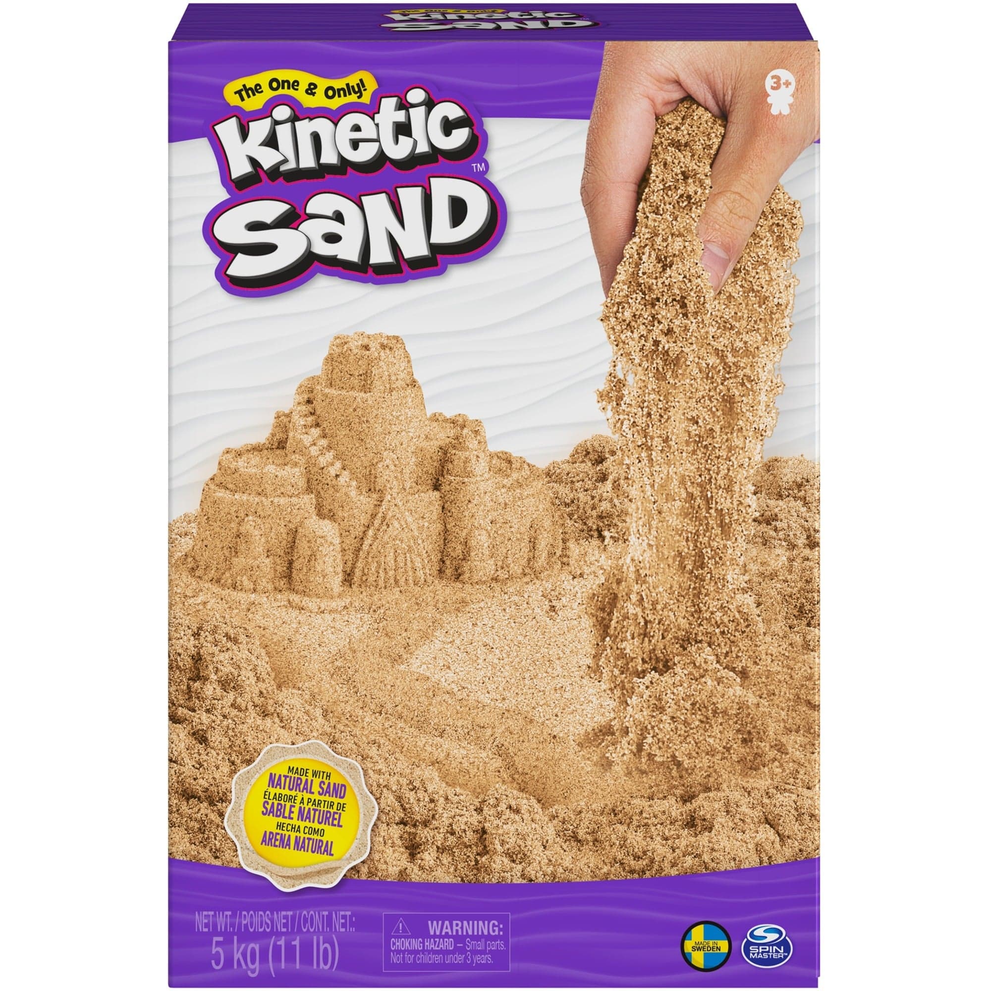 Kinetic Sand - Naturbraun, Spielsand – Bild 1