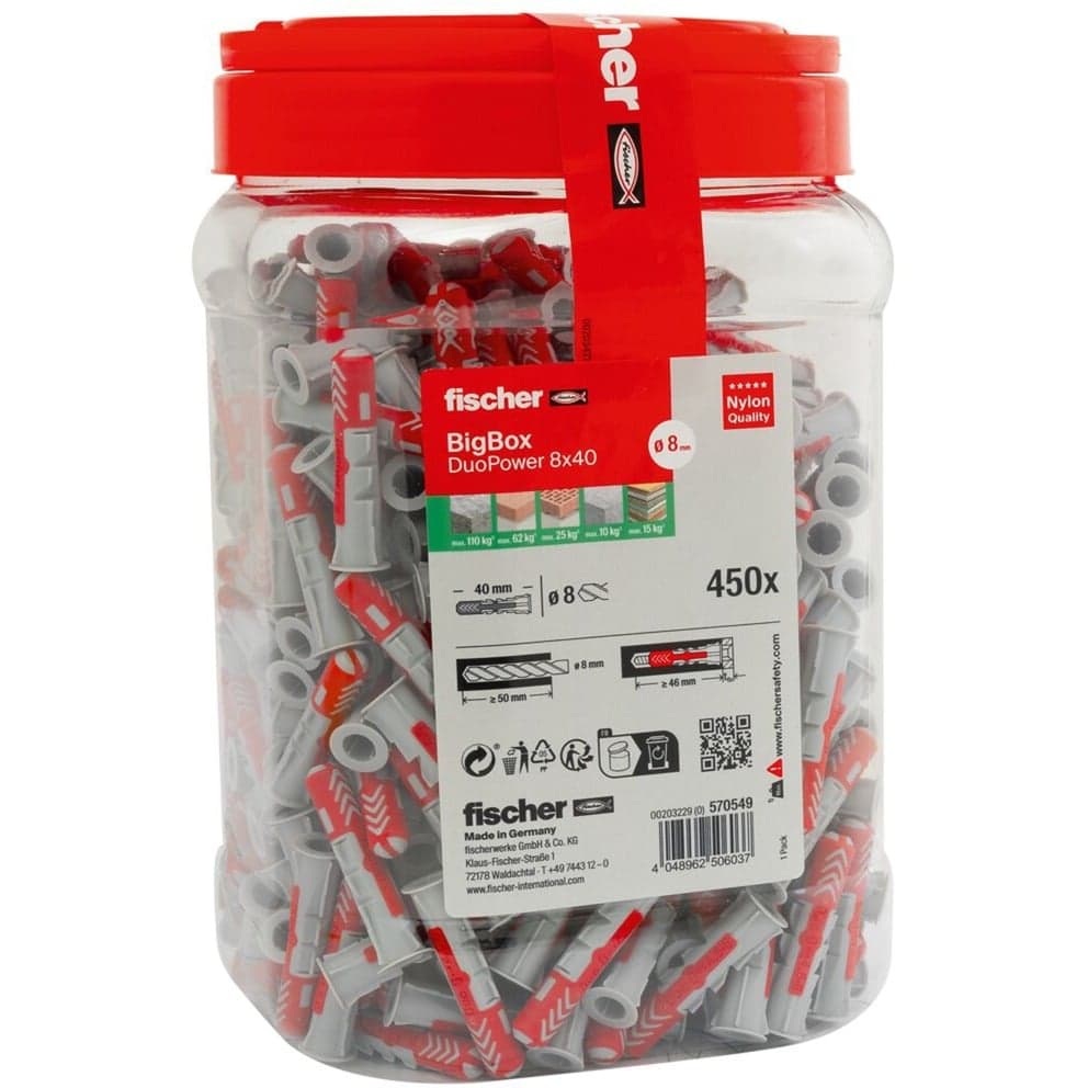Dübel DUOPOWER 8x40 BigBox – Bild 1