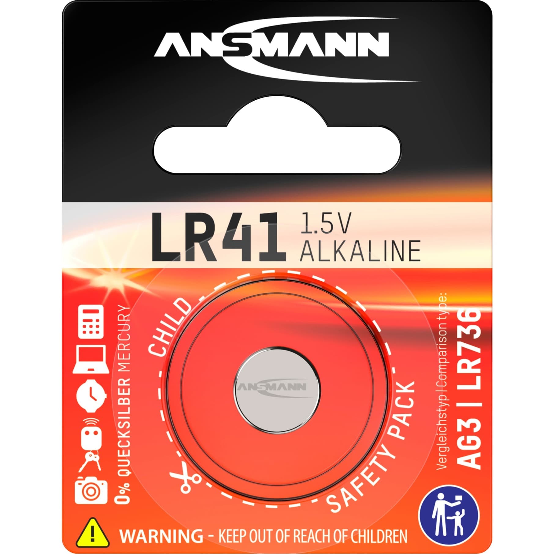 LR41, Batterie – Bild 1