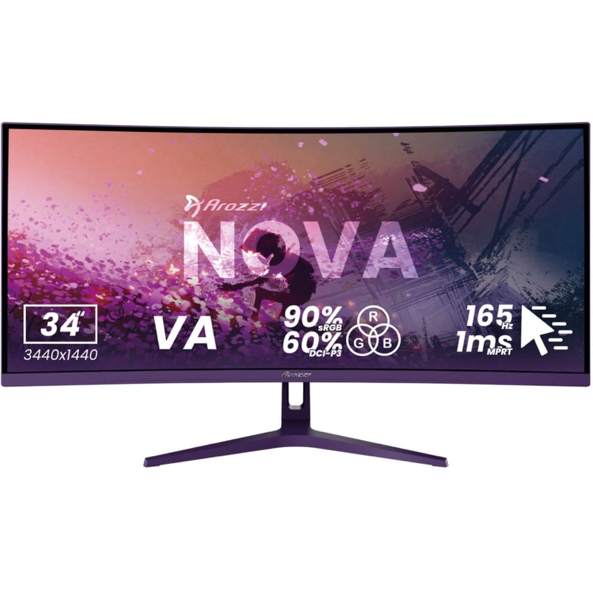 Nova 34T2K165, Gaming-Monitor – Bild 1
