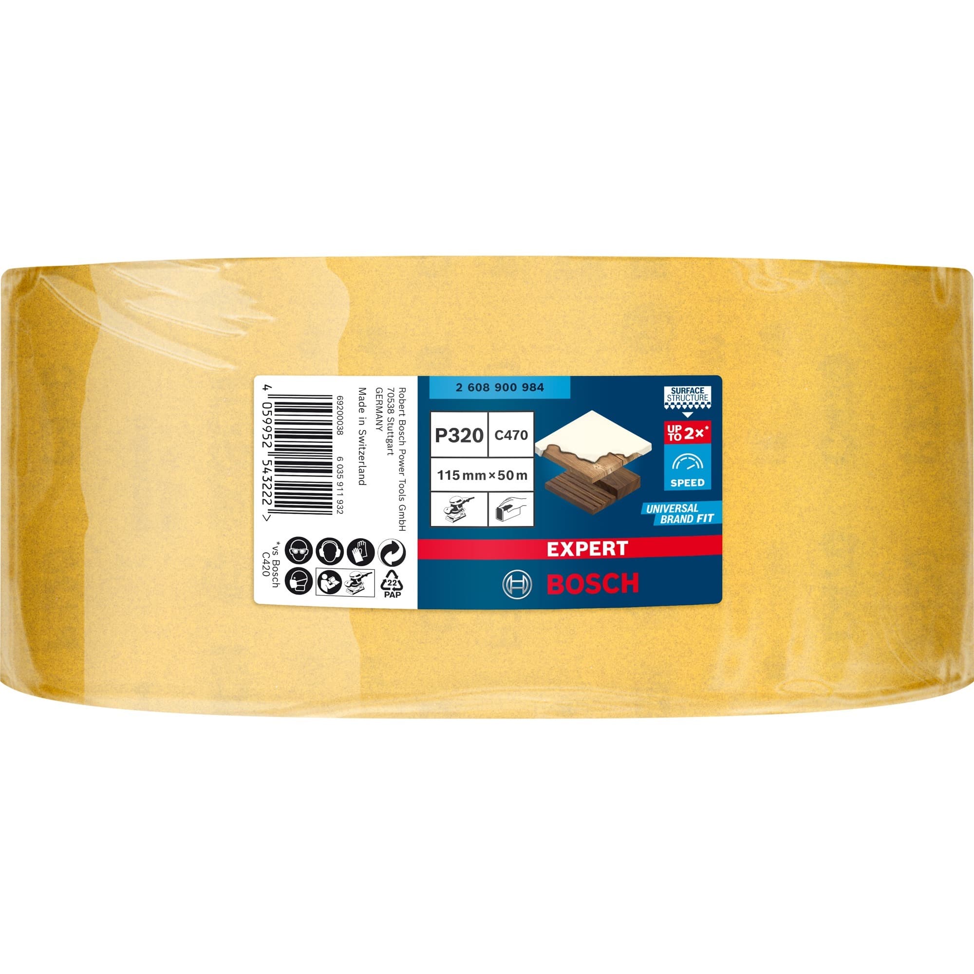 Expert C470 Schleifblatt, 115mm, K320 – Bild 1