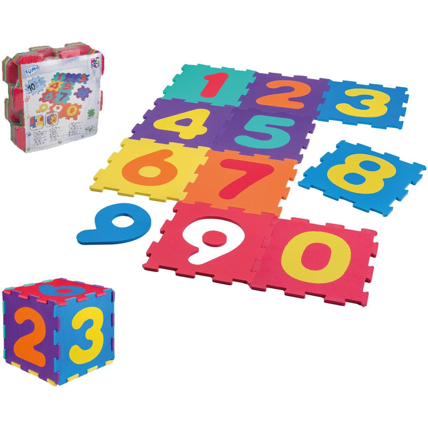 Puzzlematten mit Zahlen