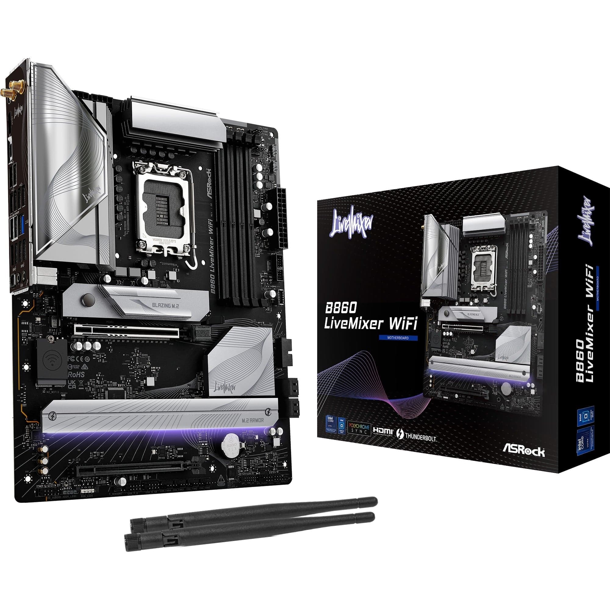 B860 LiveMixer WiFi, Mainboard – Bild 1