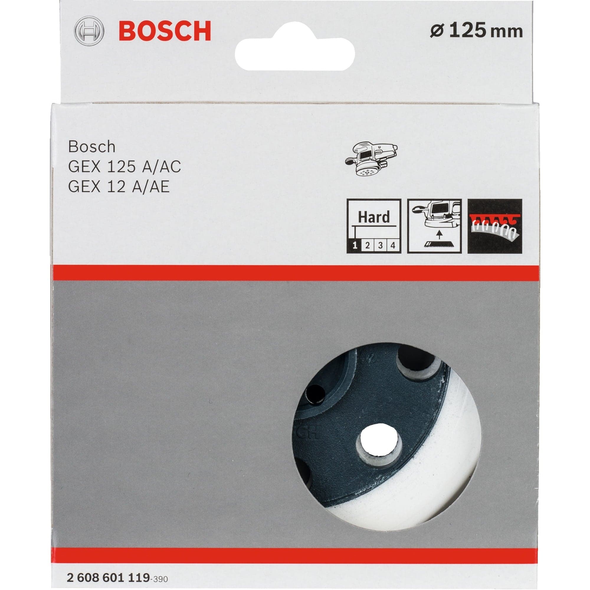 Schleifteller hart, Ø 125mm – Bild 1