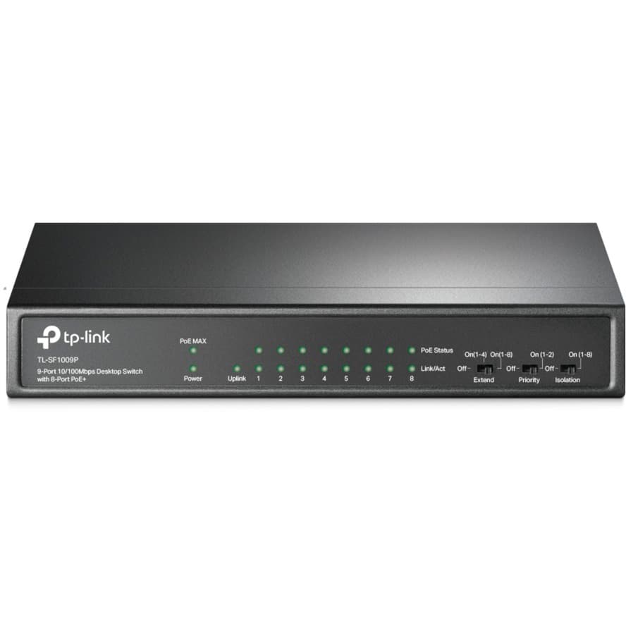 TL-SF1009P, Switch – Bild 1