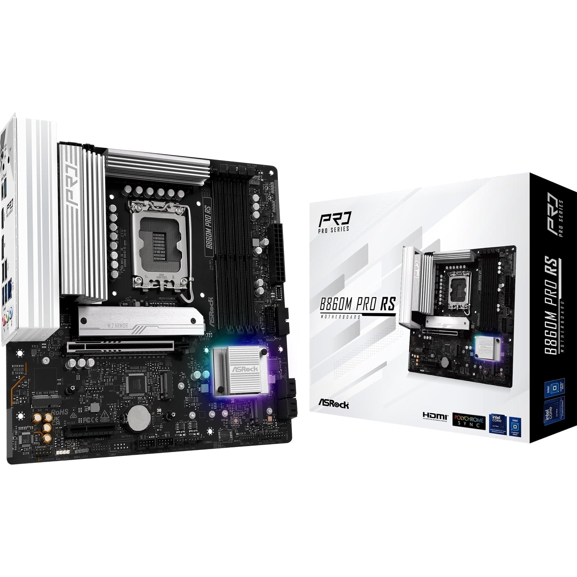 B860M Pro RS, Mainboard – Bild 1