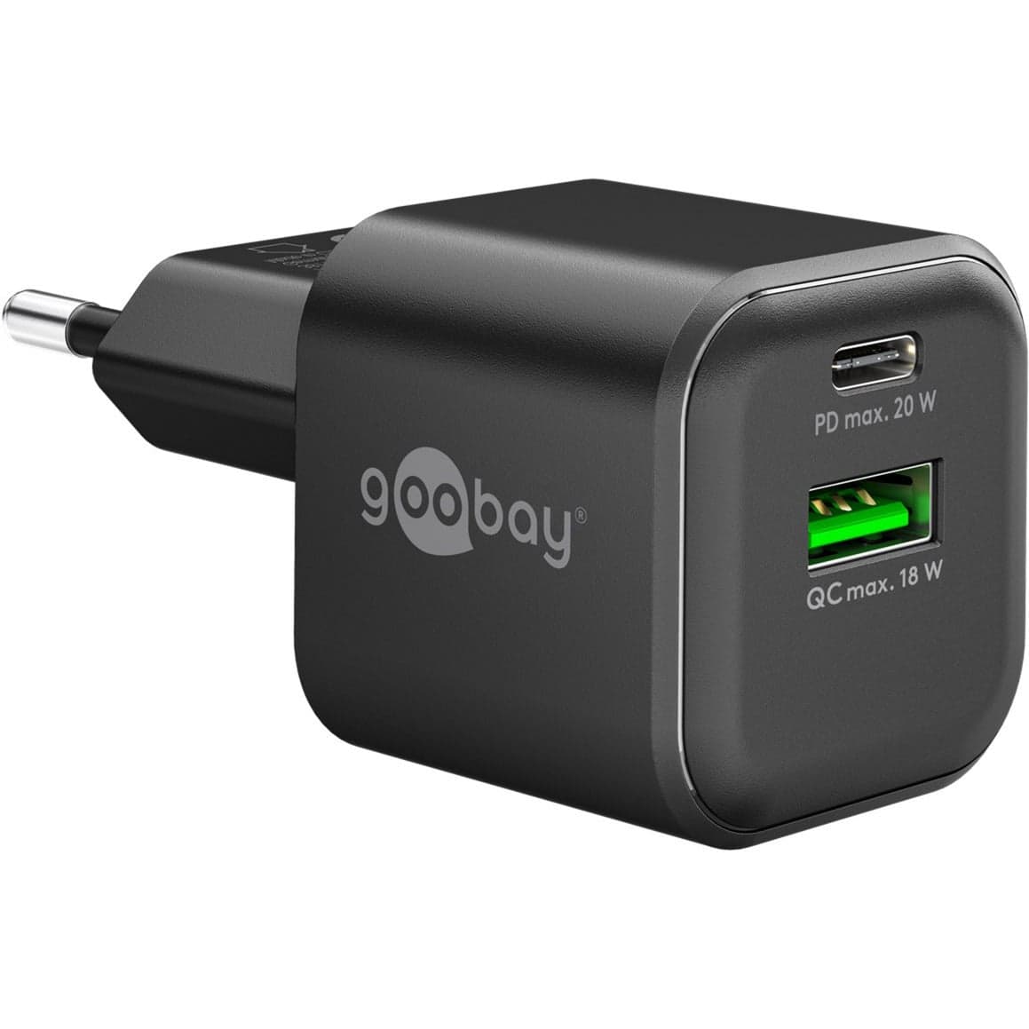 20 W USB-C PD GaN Dual-Schnellladegerät Nano – Bild 1