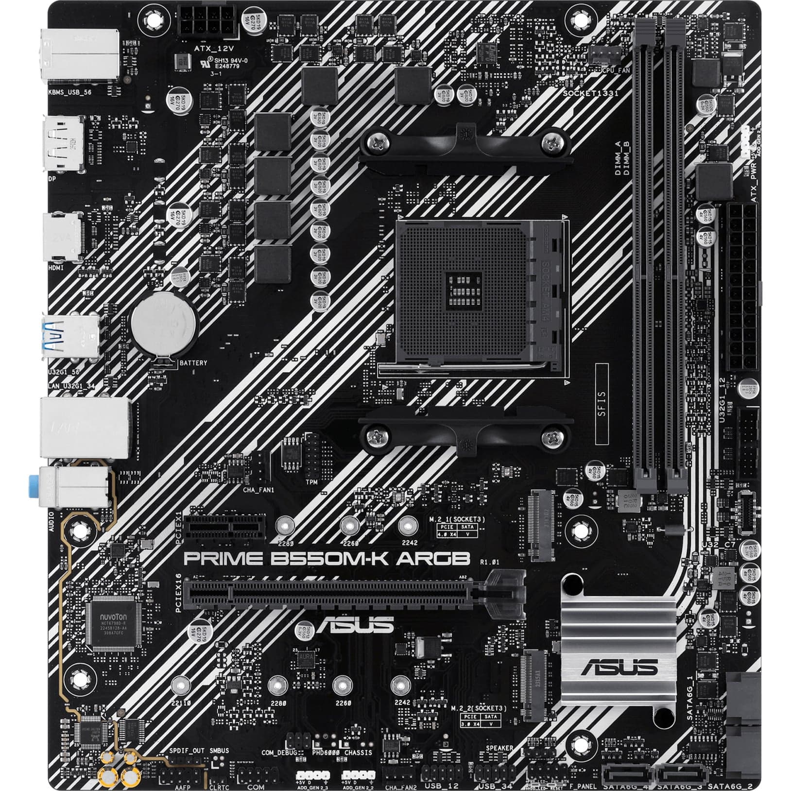 PRIME B550M-K ARGB, Mainboard – Bild 1