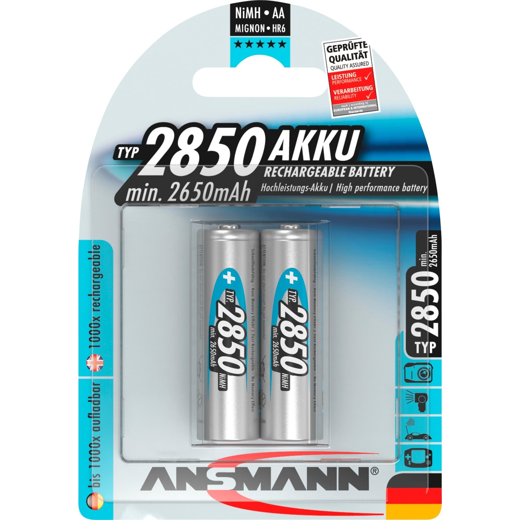 2850mAh, Akku – Bild 1