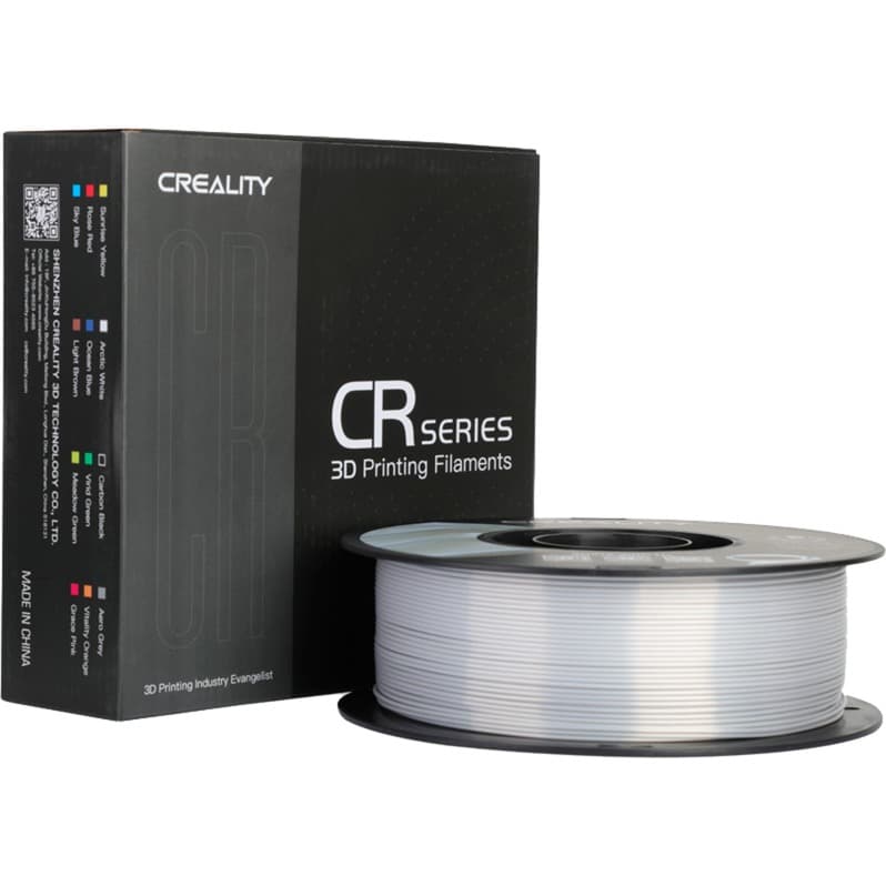 CR-Silk PLA Filament Silber, 3D-Filament – Bild 1