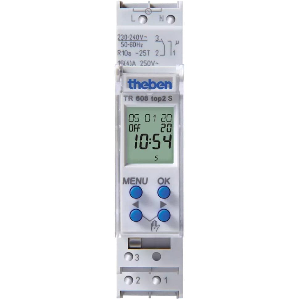 TR 608 TOP2 S, Zeitschaltuhr – Bild 1