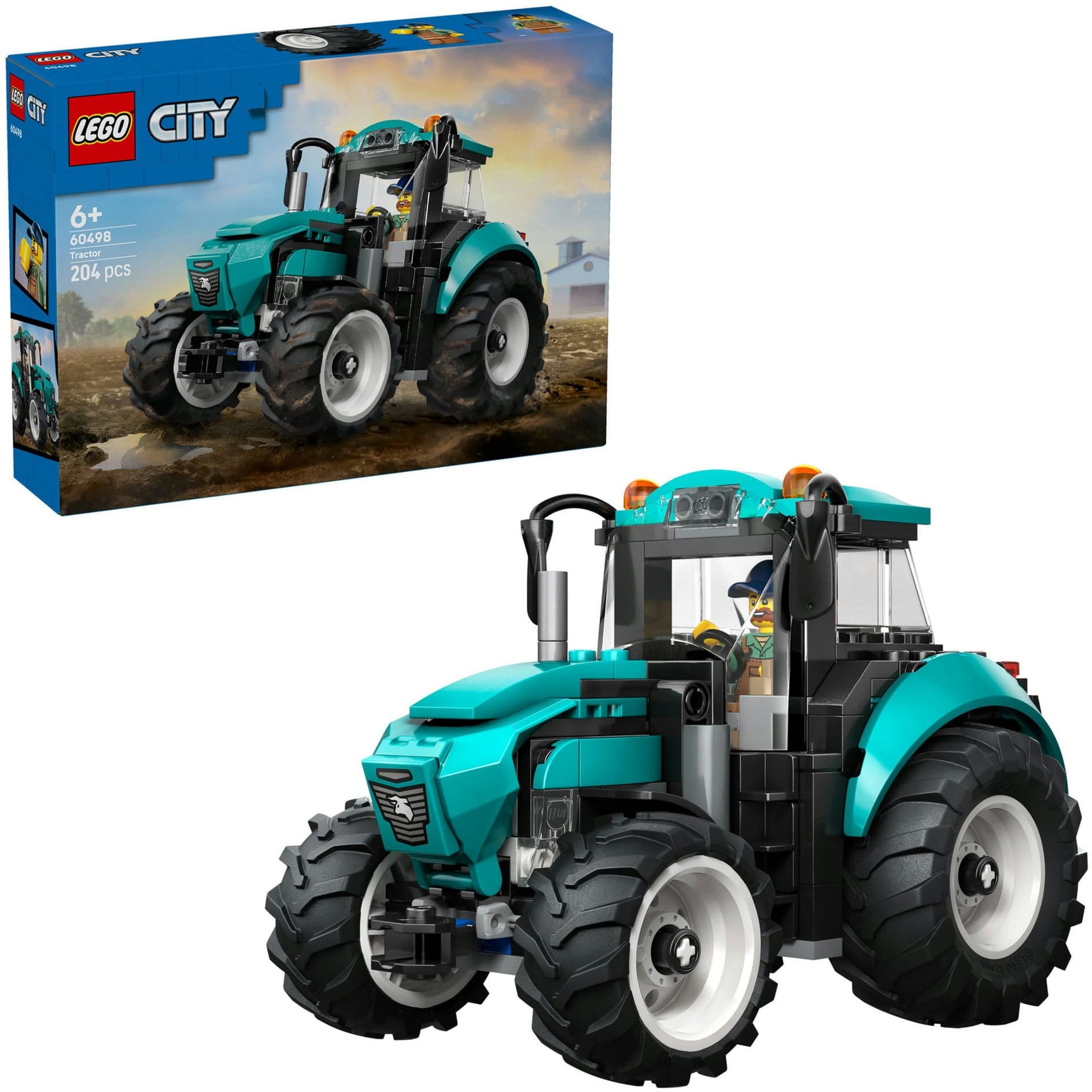 60498 City Traktor, Konstruktionsspielzeug – Bild 1