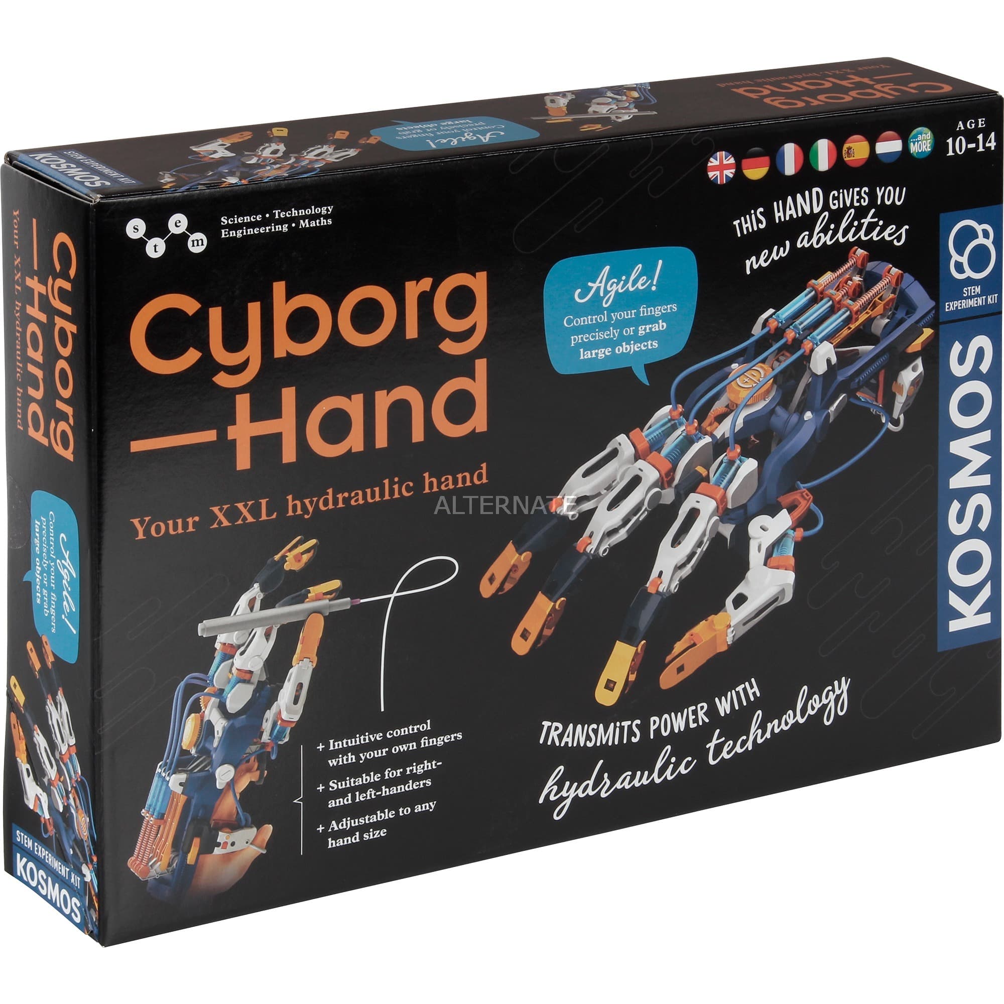 Cyborg-Hand 12L, Experimentierkasten – Bild 1