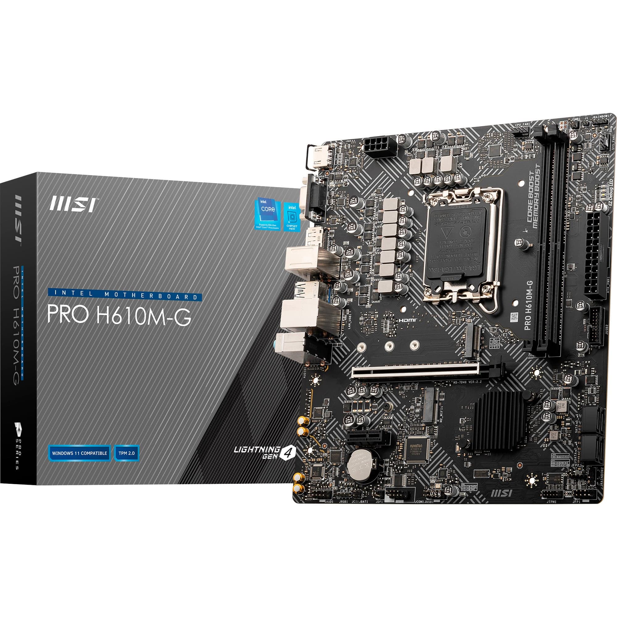 PRO H610M-G, Mainboard – Bild 1