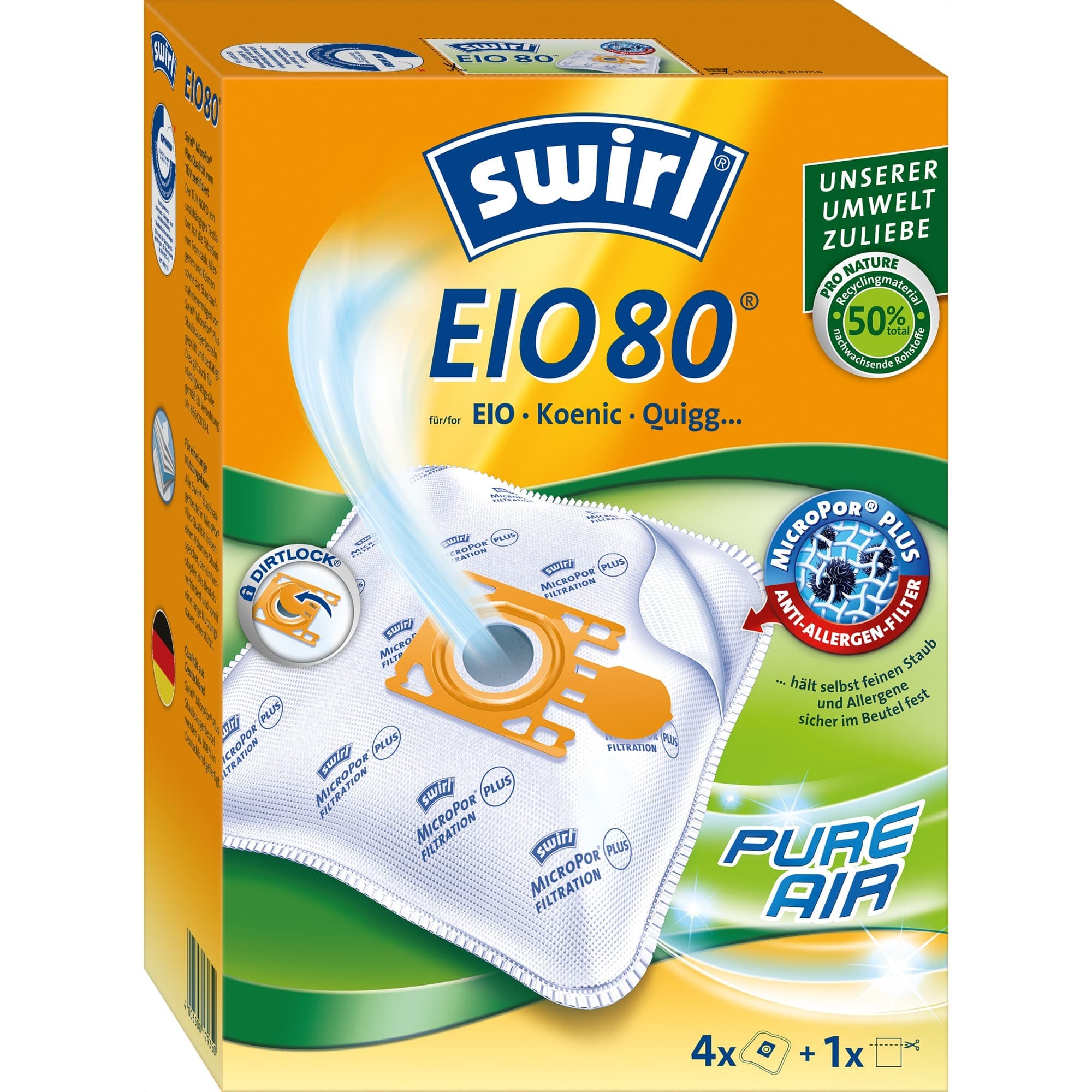 Staubsaugerbeutel EIO80 EcoPor – Bild 1