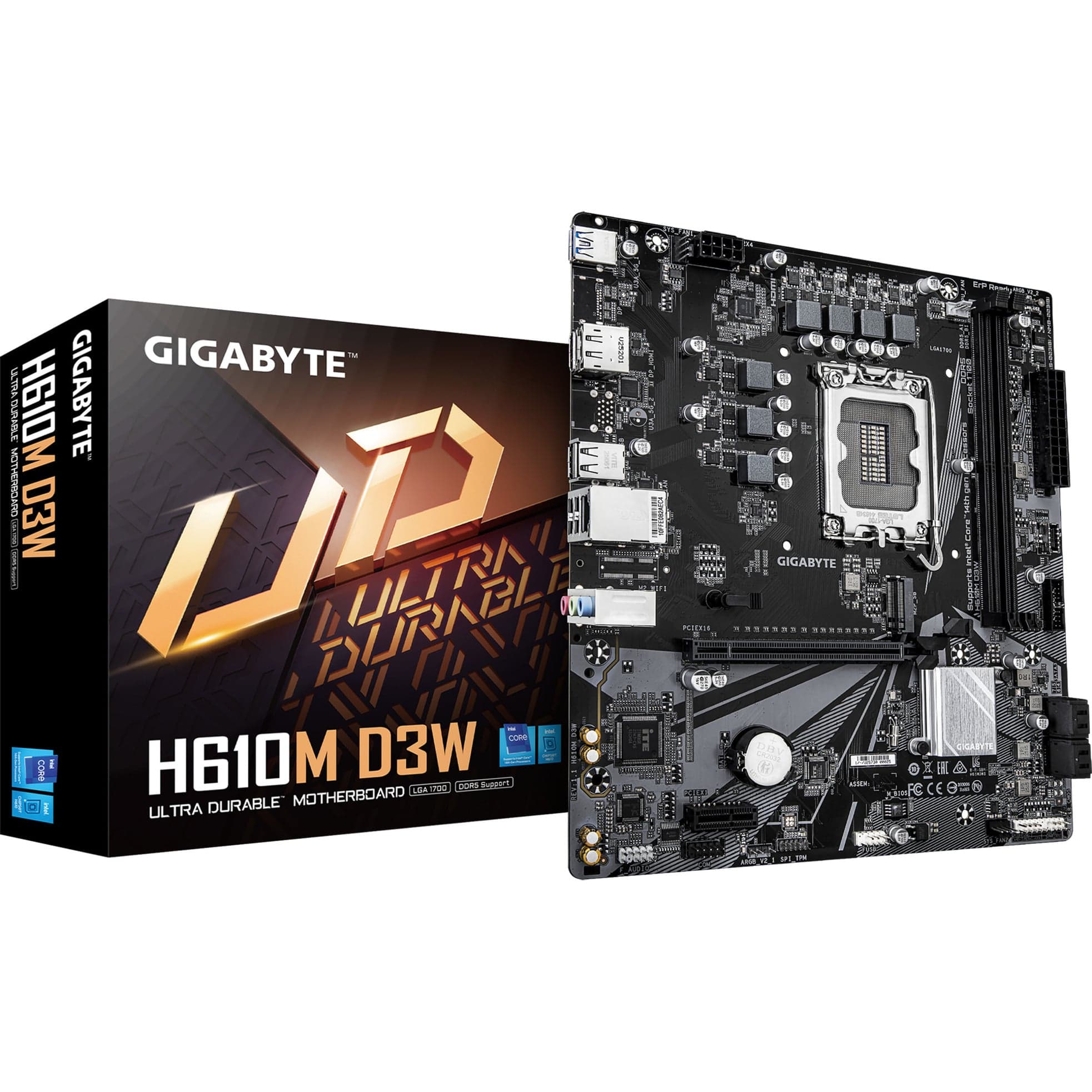 H610M D3W, Mainboard – Bild 1