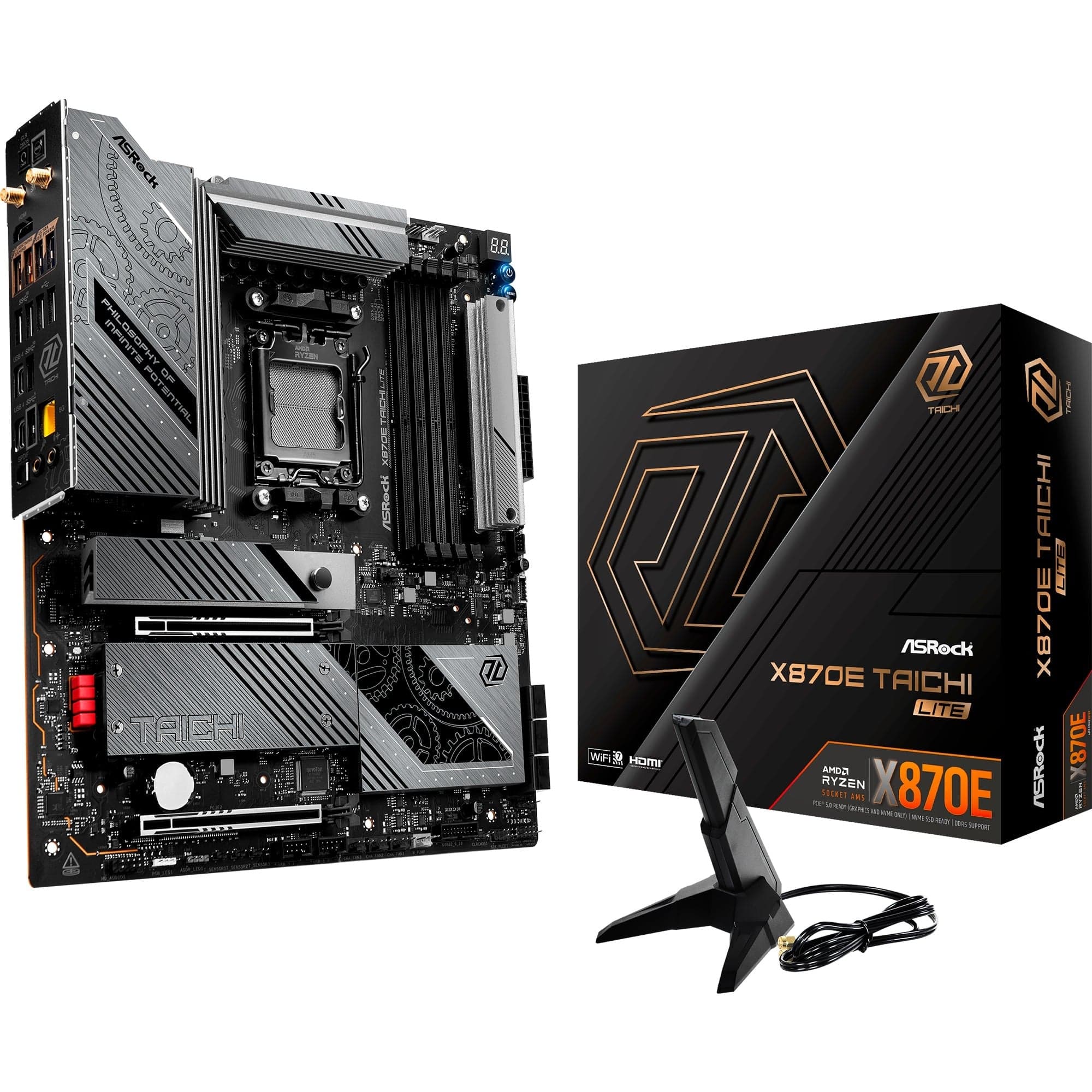 X870E Taichi Lite, Mainboard – Bild 1