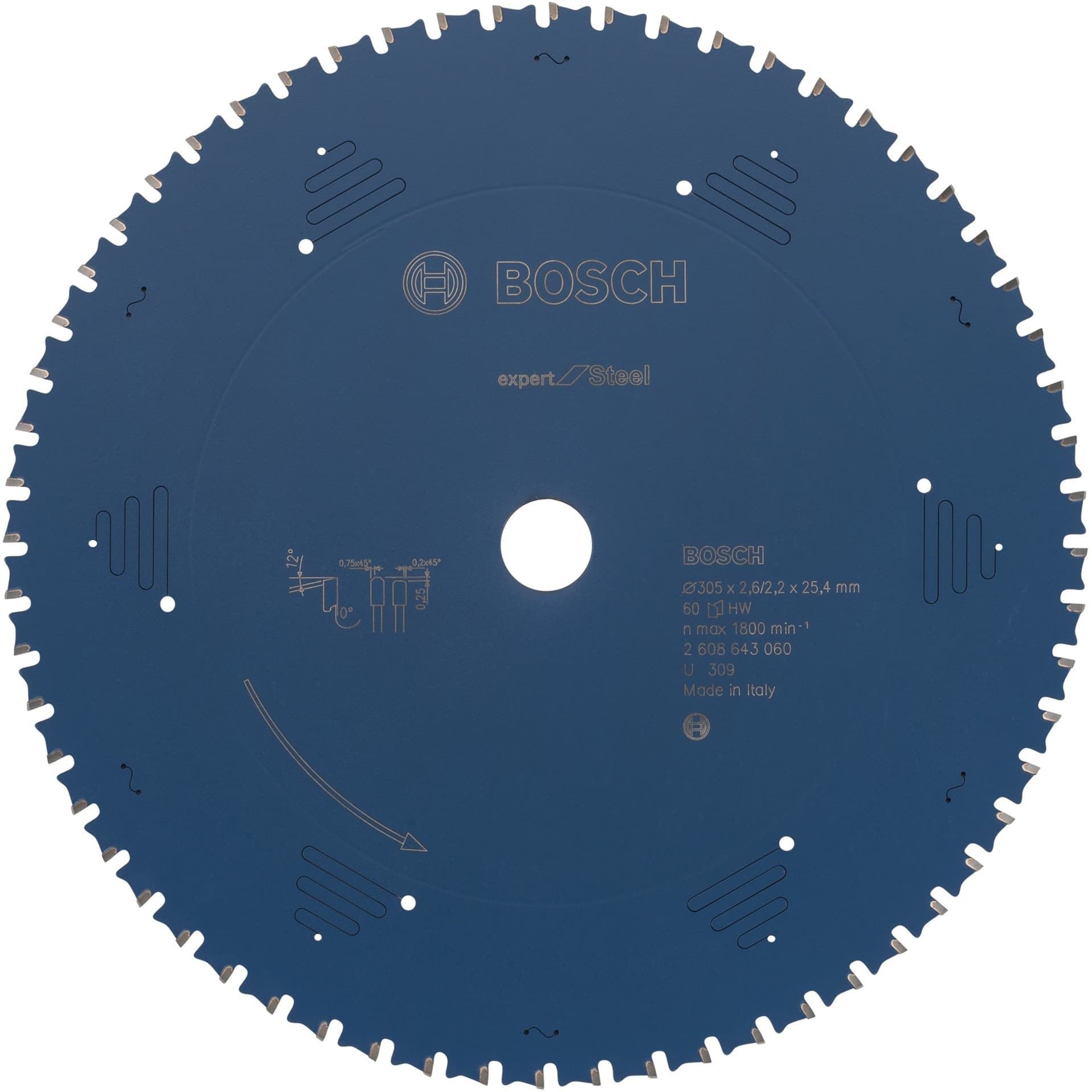 EXPERT Steel Kreissägeblatt, Ø 305mm, 60Z – Bild 1