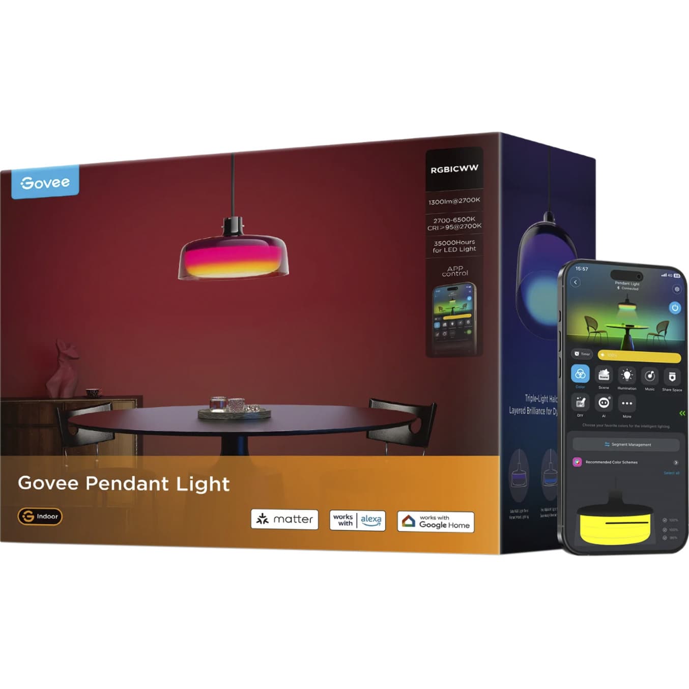 Pendelleuchte, LED-Leuchte – Bild 1