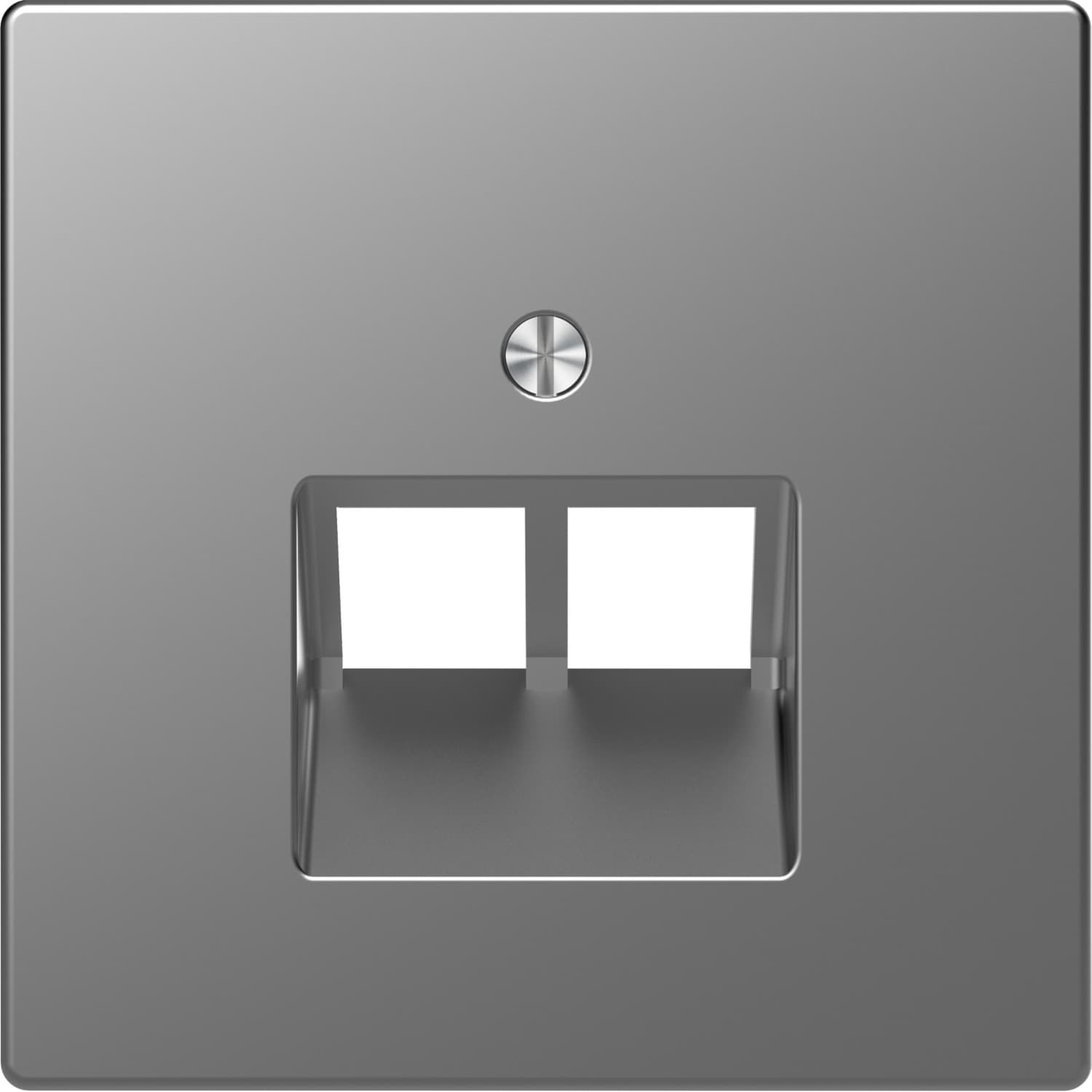 Zentralplatte 2fach, Abdeckung – Bild 1