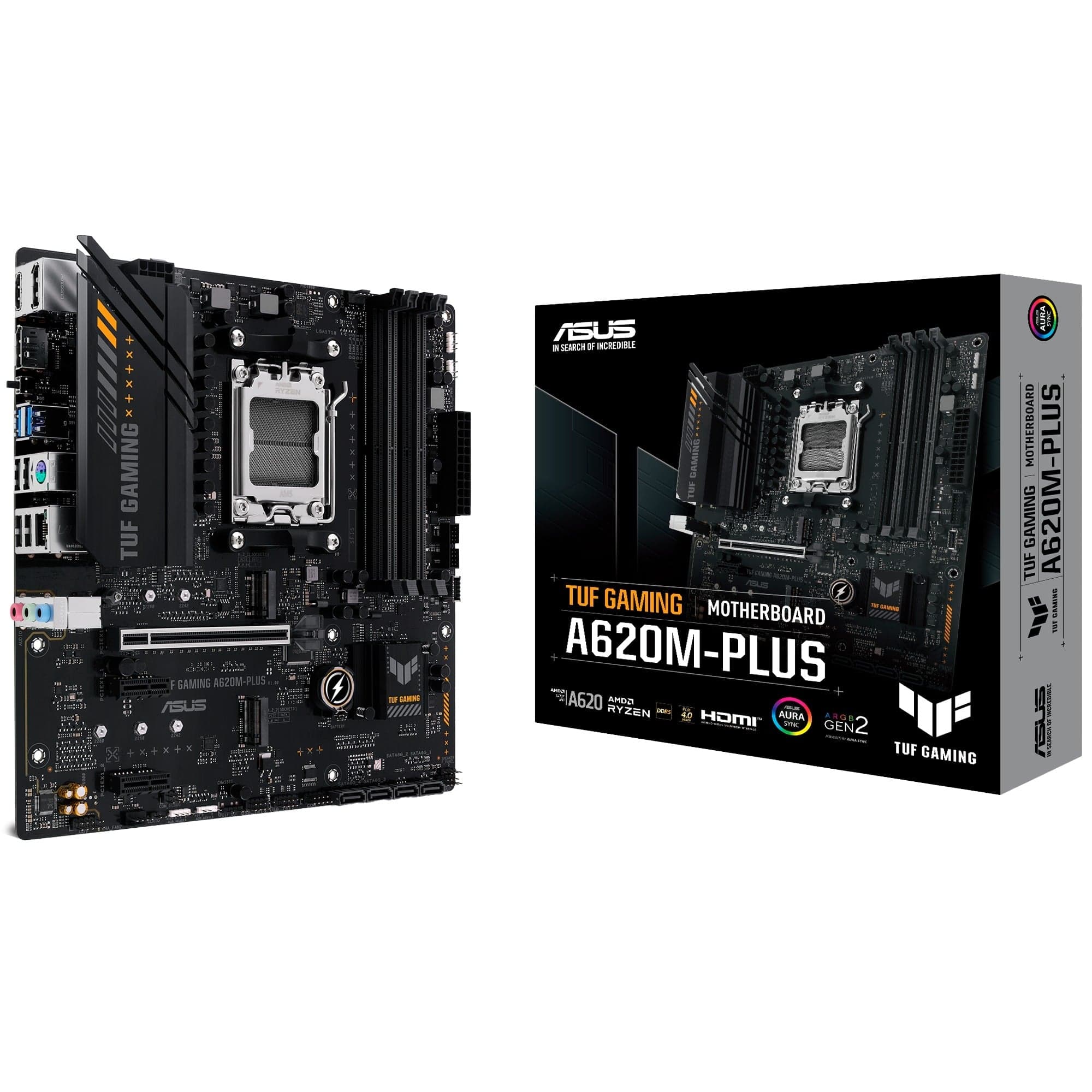 TUF GAMING A620M-PLUS, Mainboard – Bild 1