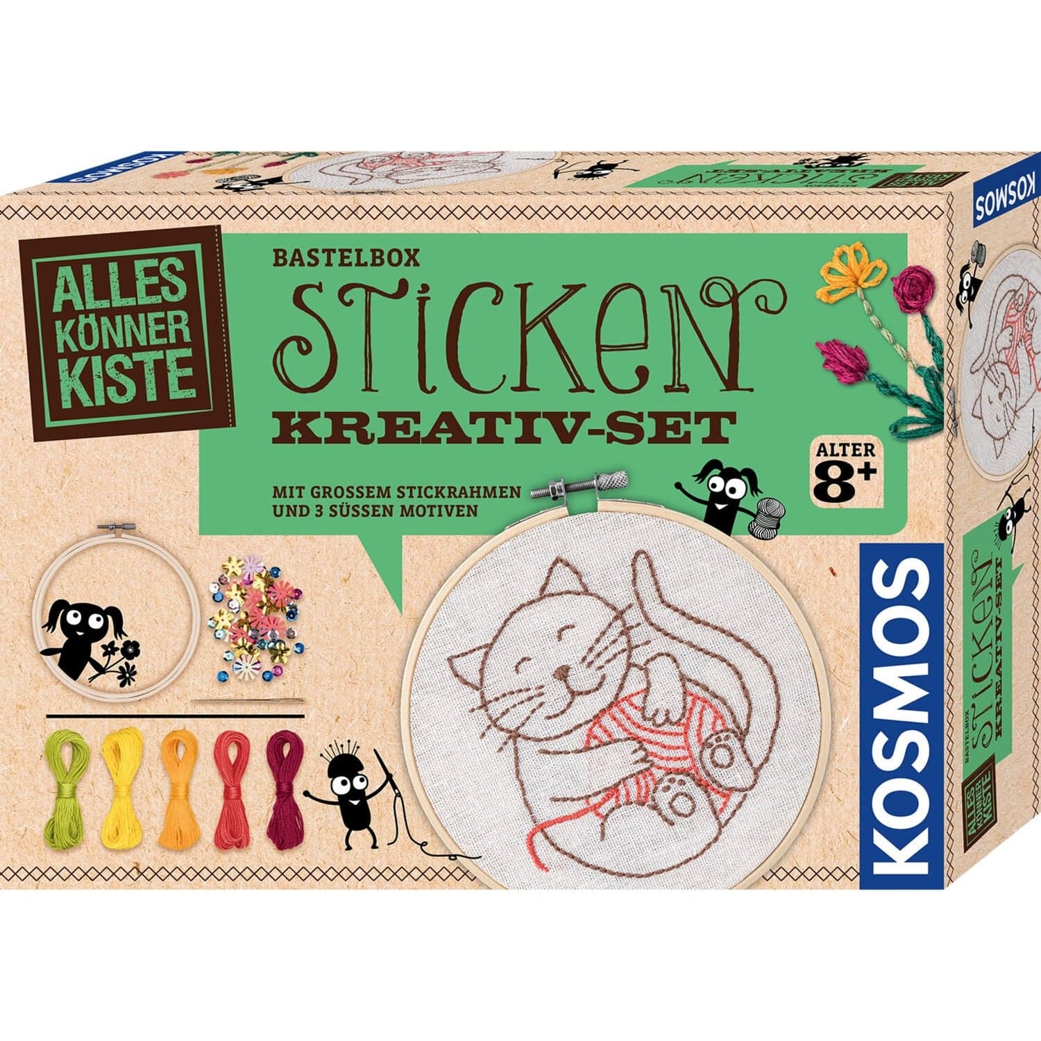 Sticken Kreativ-Set, Basteln – Bild 1