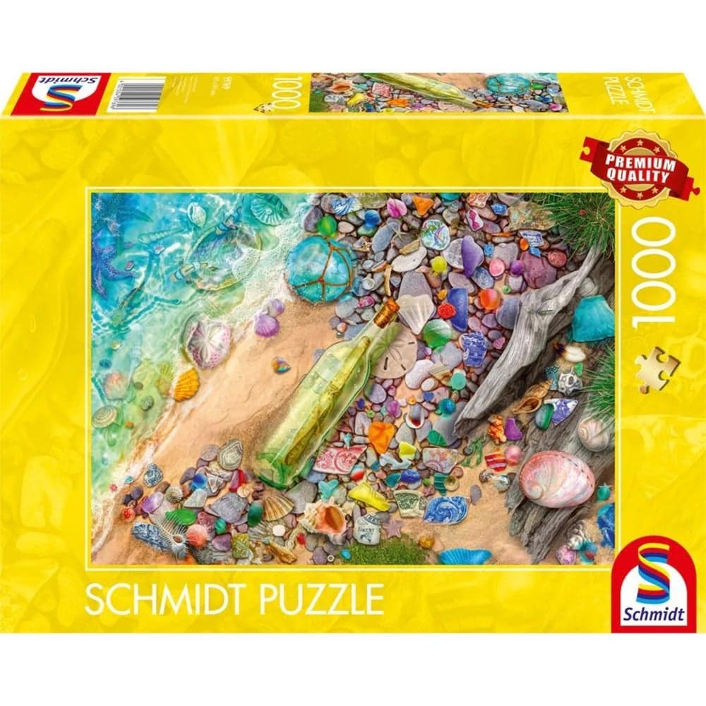 Leuchtendes Strandgut, Puzzle – Bild 1