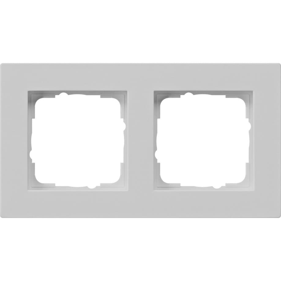 Abdeckrahmen 2-fach flach, Abdeckung – Bild 1