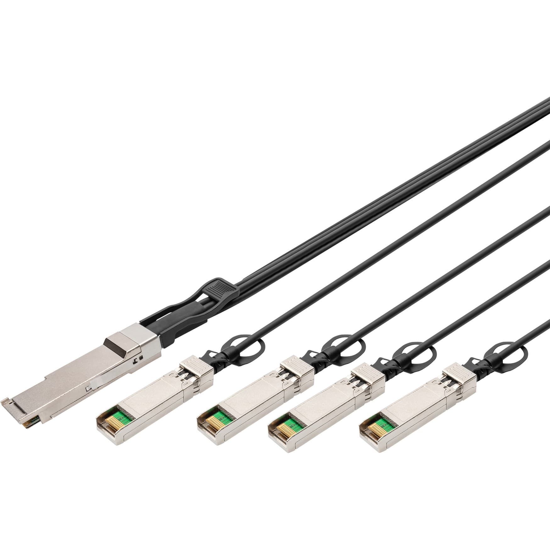 40G QSFP+ zu 4XSFP+ Direct Attach Kabel 5m – Bild 1