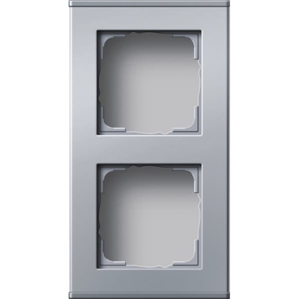 Gehäuse zweifach Aluminium – Bild 1