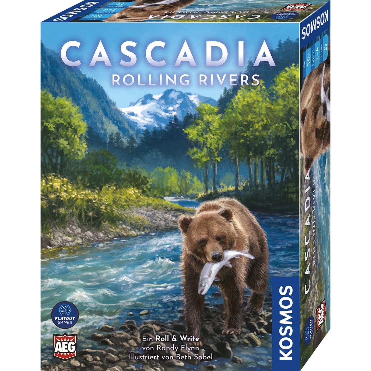 Cascadia Rolling Rivers, Brettspiel – Bild 1