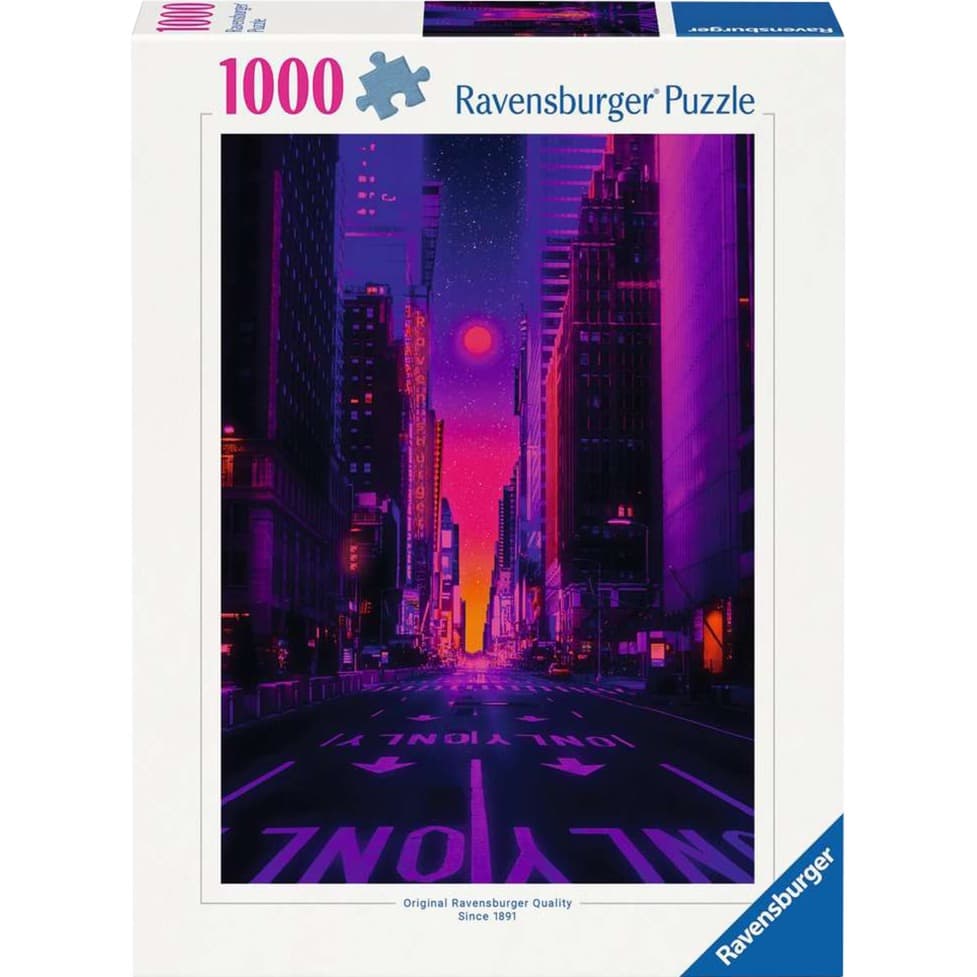 Puzzle New York in Neon – Bild 1