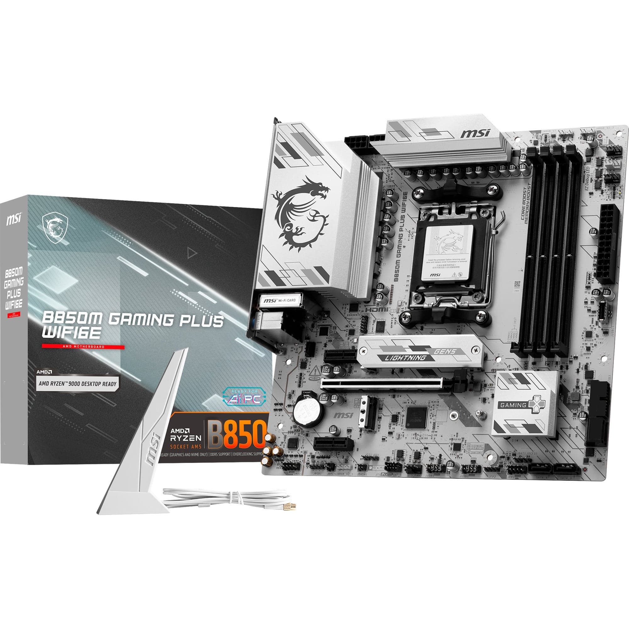 B850M GAMING PLUS WIFI6E, Mainboard – Bild 1