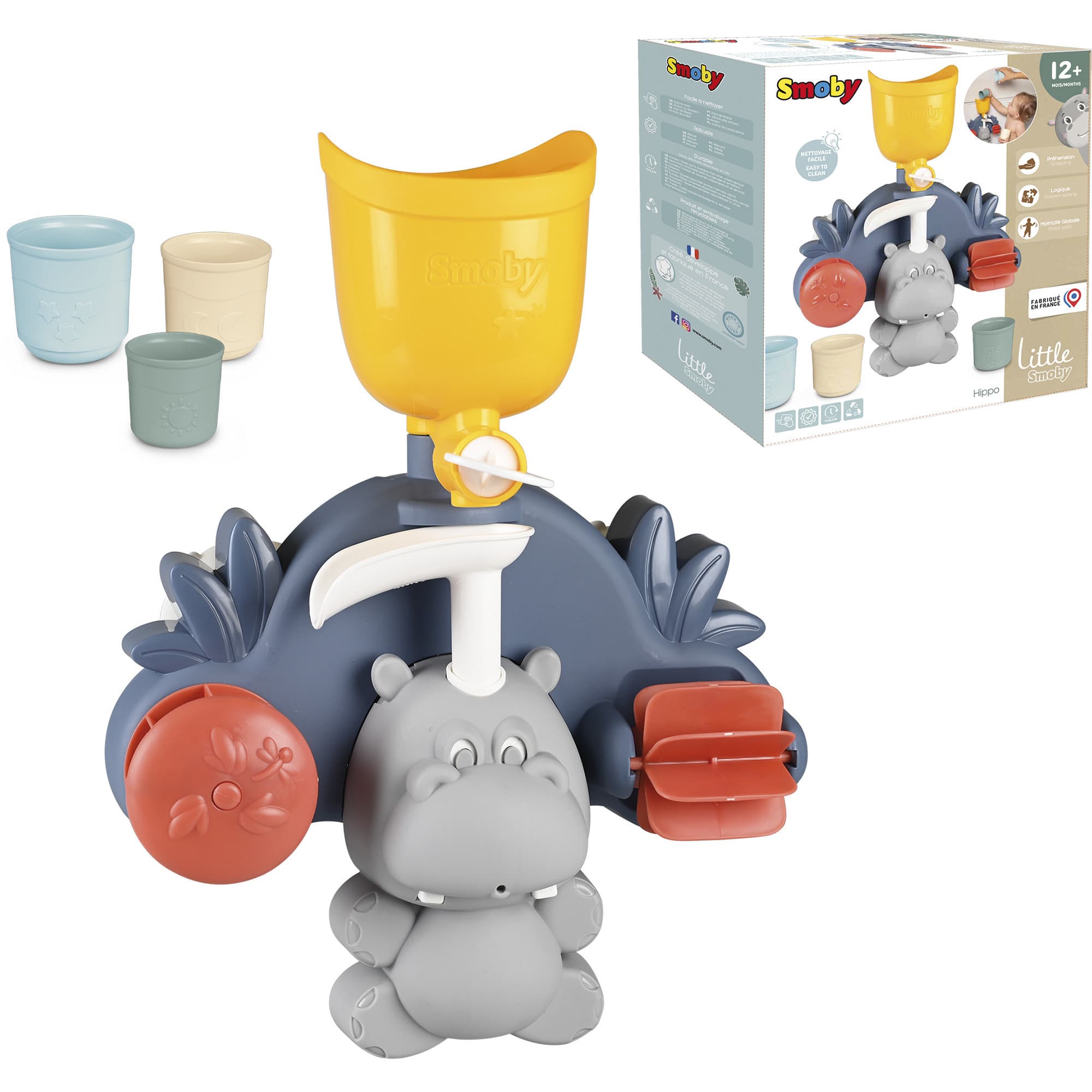 Little Smoby Badespielzeug Hippo – Bild 1