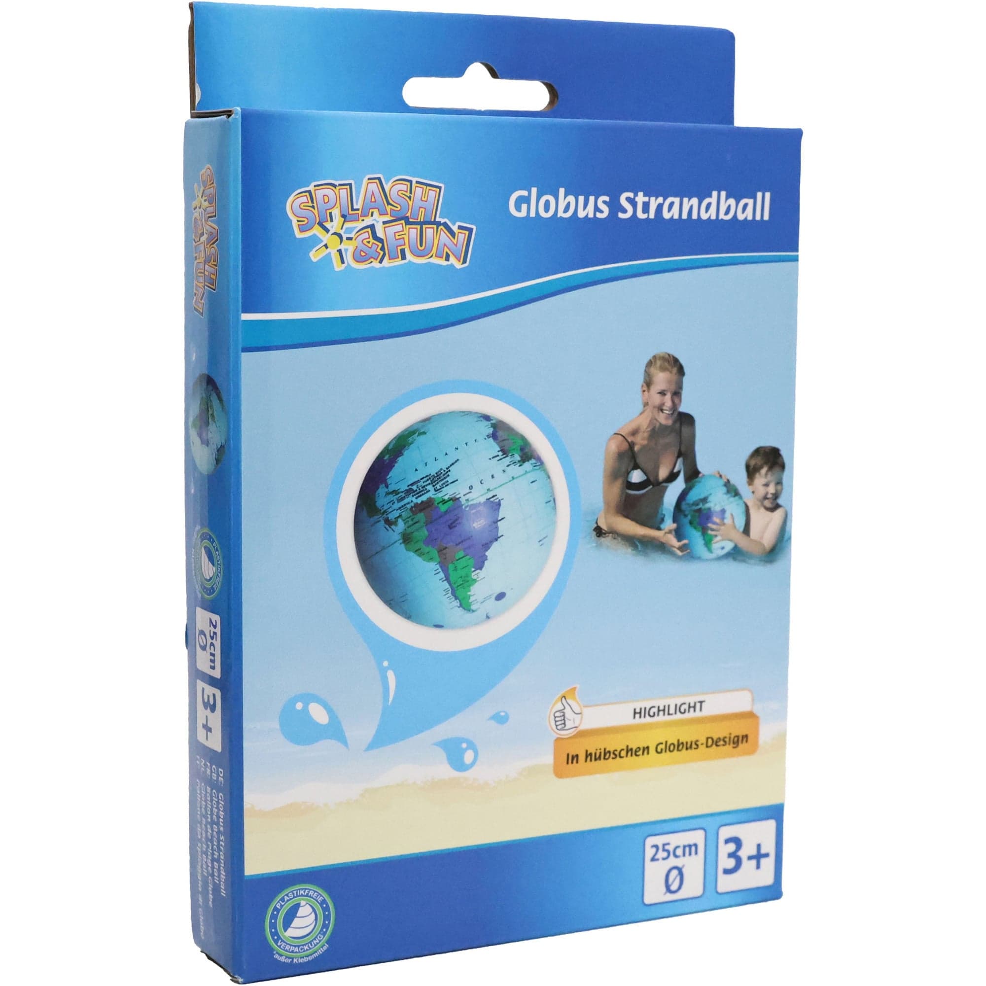 Strandball Globus 25 Zentimeter – Bild 1