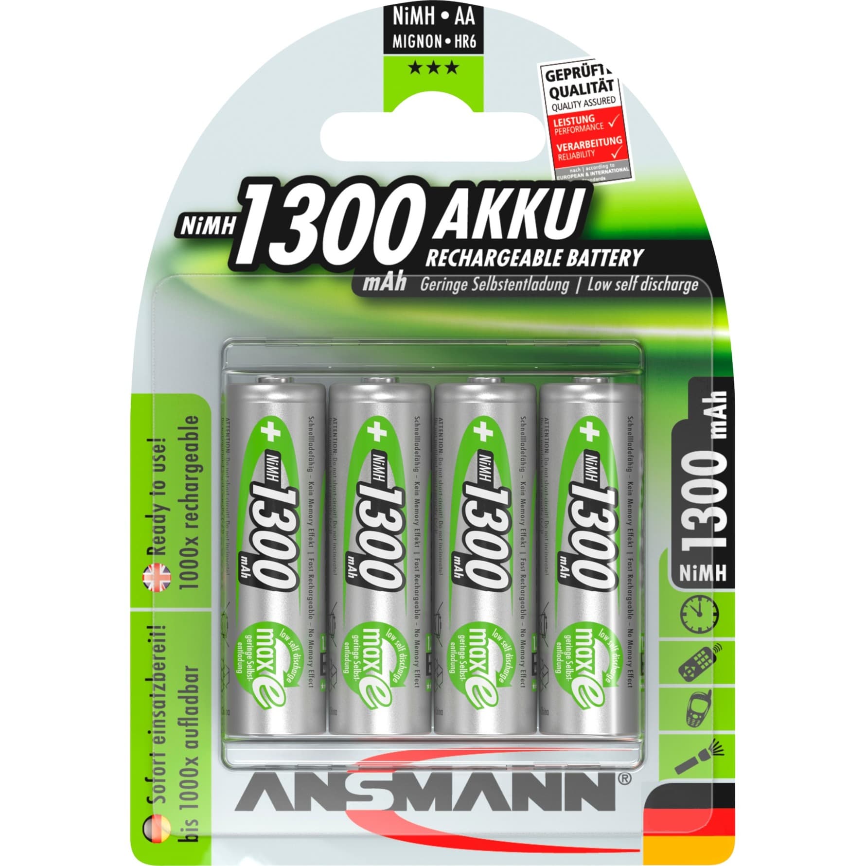 1300mAh, Akku – Bild 1