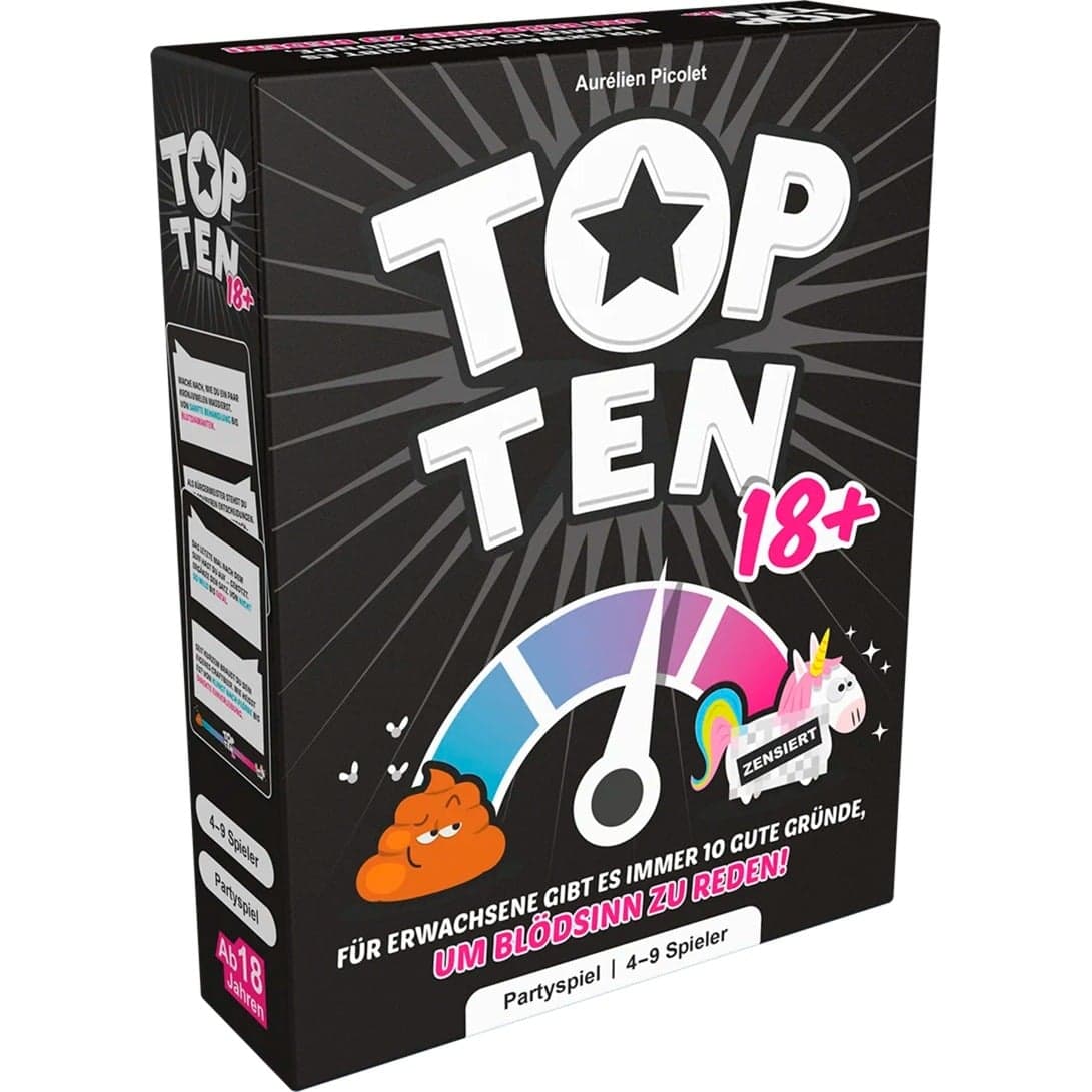 Top Ten 18+, Partyspiel – Bild 1