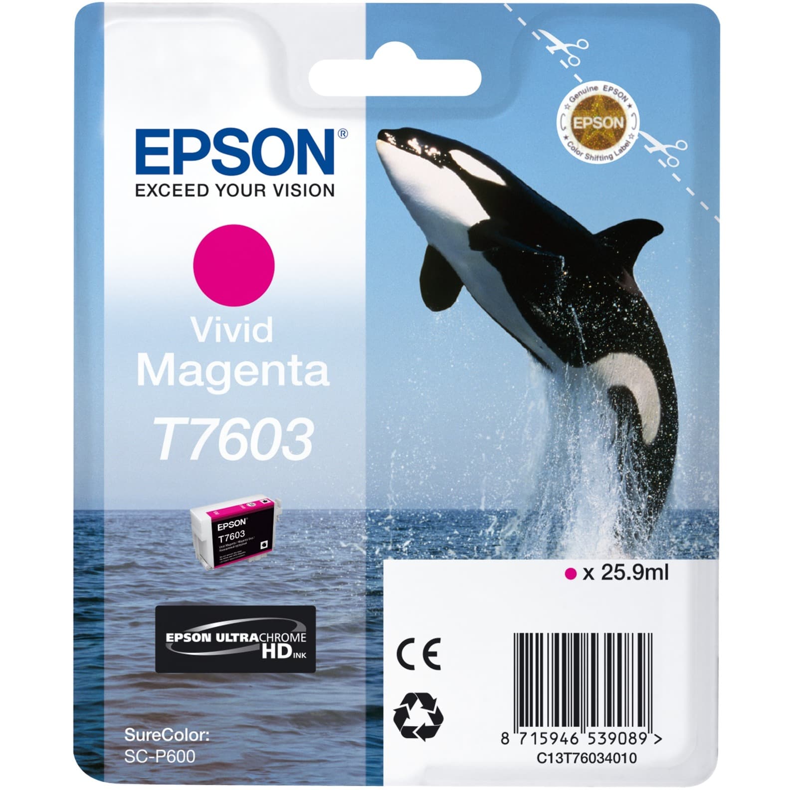 Tinte magenta T7603 (C13T76034N10) – Bild 1