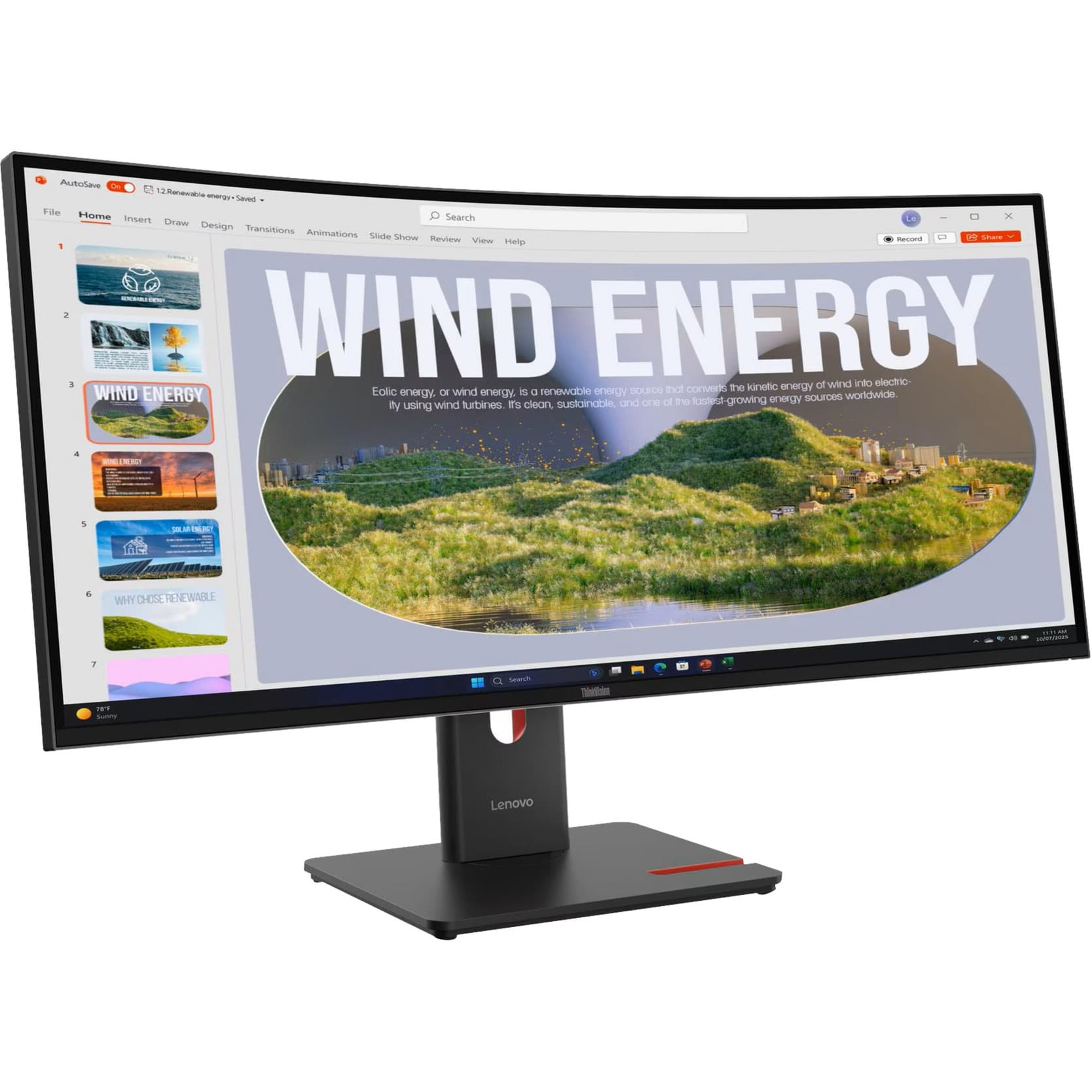 ThinkVision T34WD-40, LED-Monitor – Bild 1