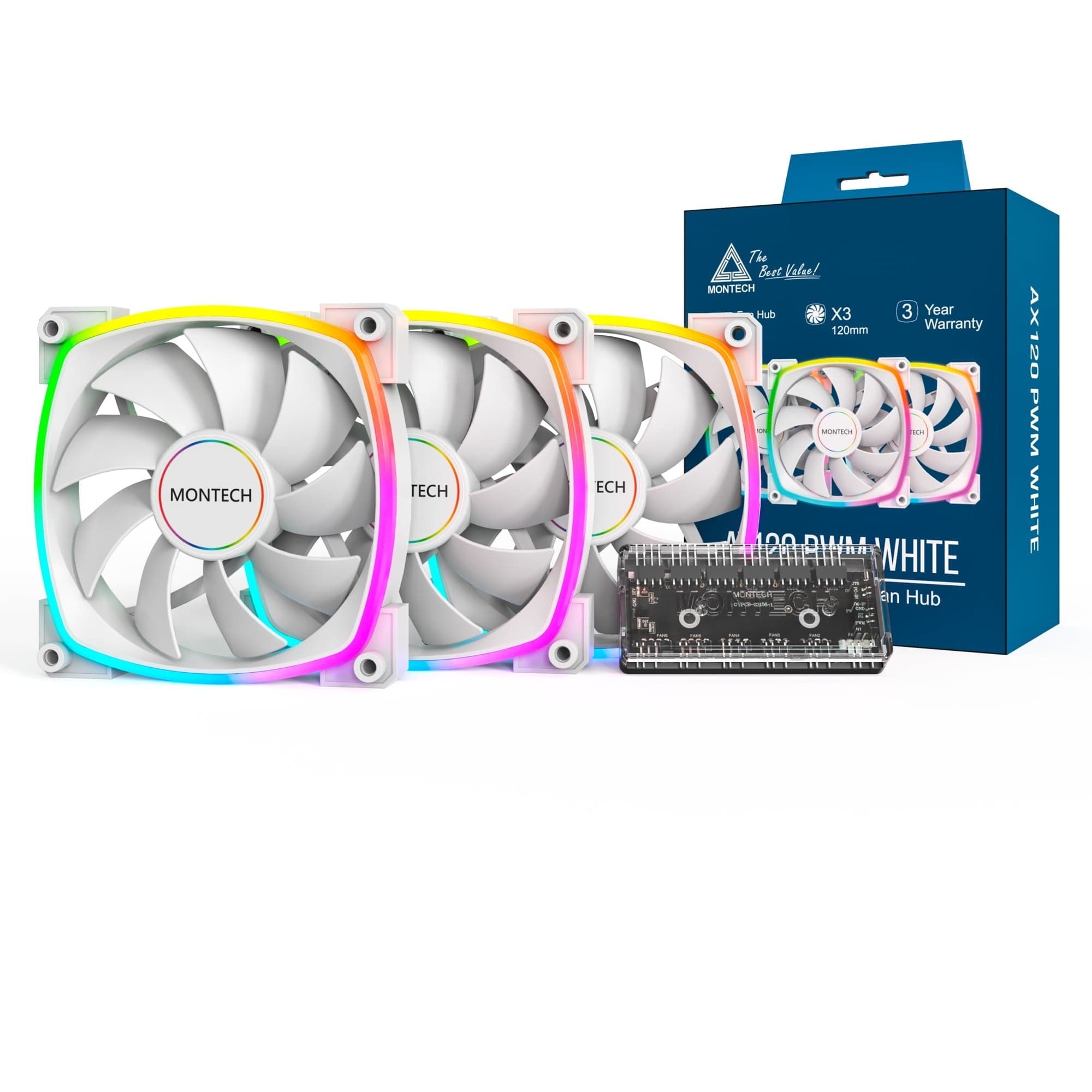 AX120 PWM 120x120x25, Gehäuselüfter – Bild 1