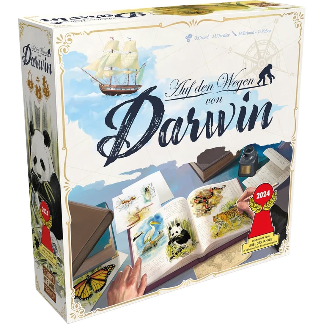 Auf den Wegen von Darwin, Brettspiel – Bild 1
