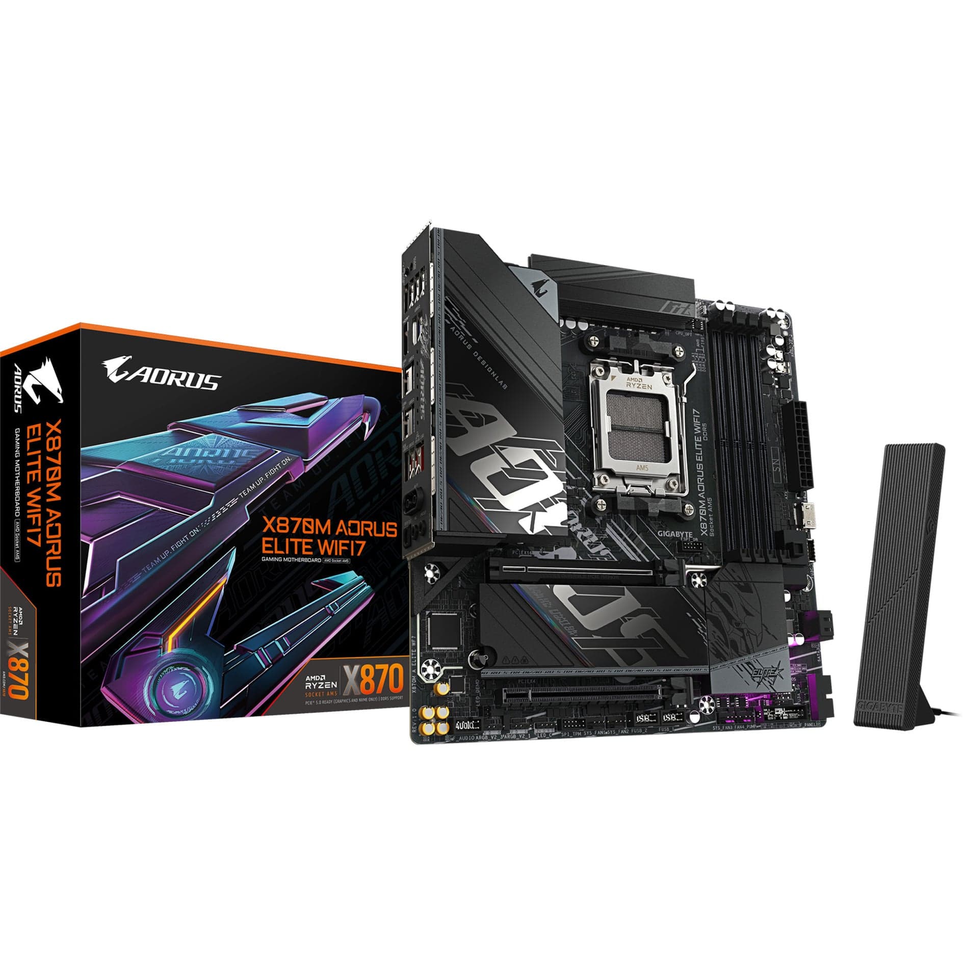 X870M AORUS ELITE WIFI7, Mainboard – Bild 1