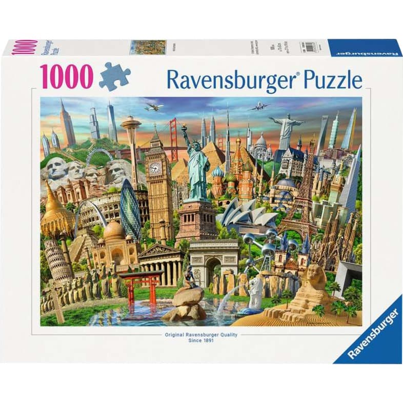 Puzzle Sehenswürdigkeiten weltweit – Bild 1