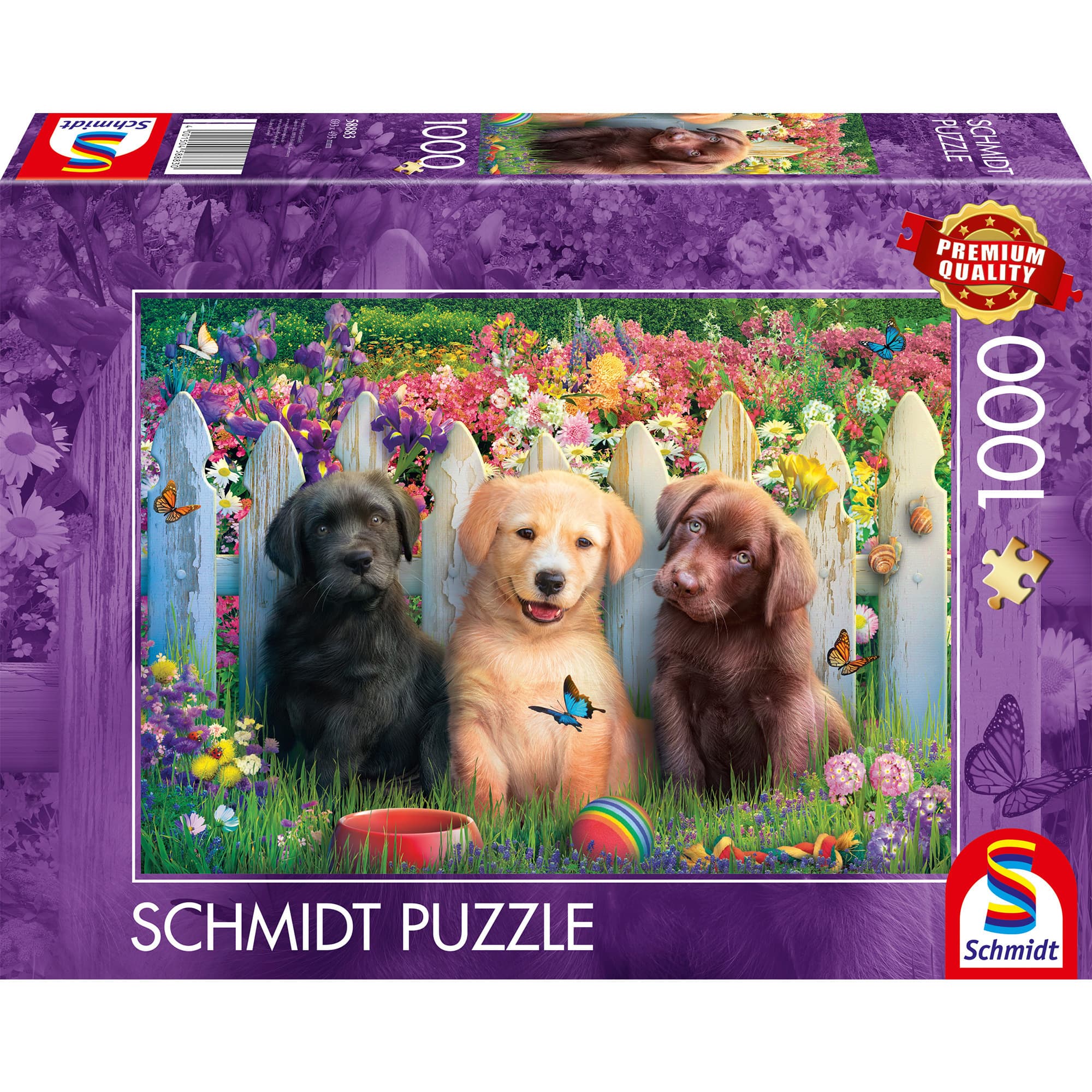 Süße Welpenszene, Puzzle