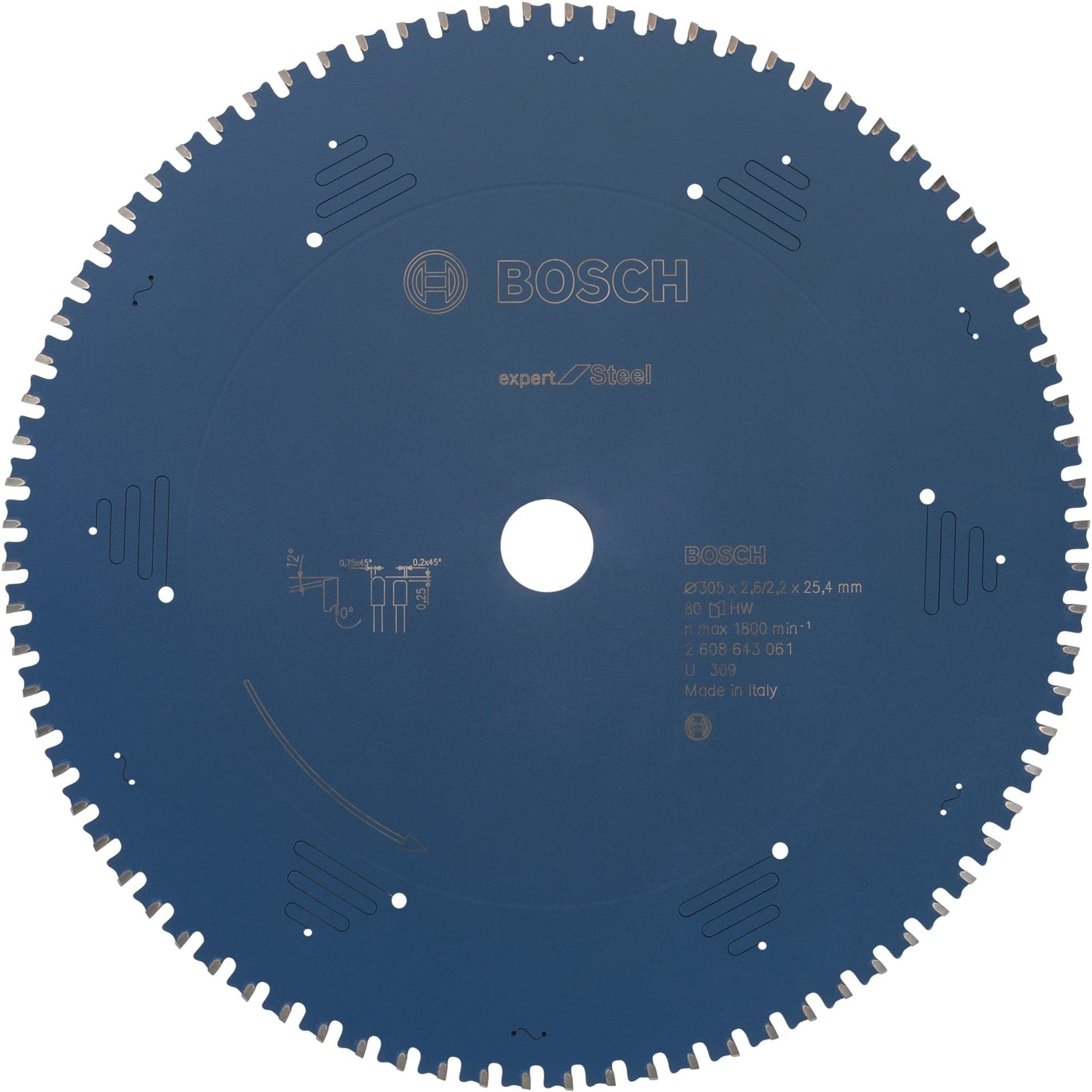 EXPERT Steel Kreissägeblatt, Ø 305mm, 80Z – Bild 1