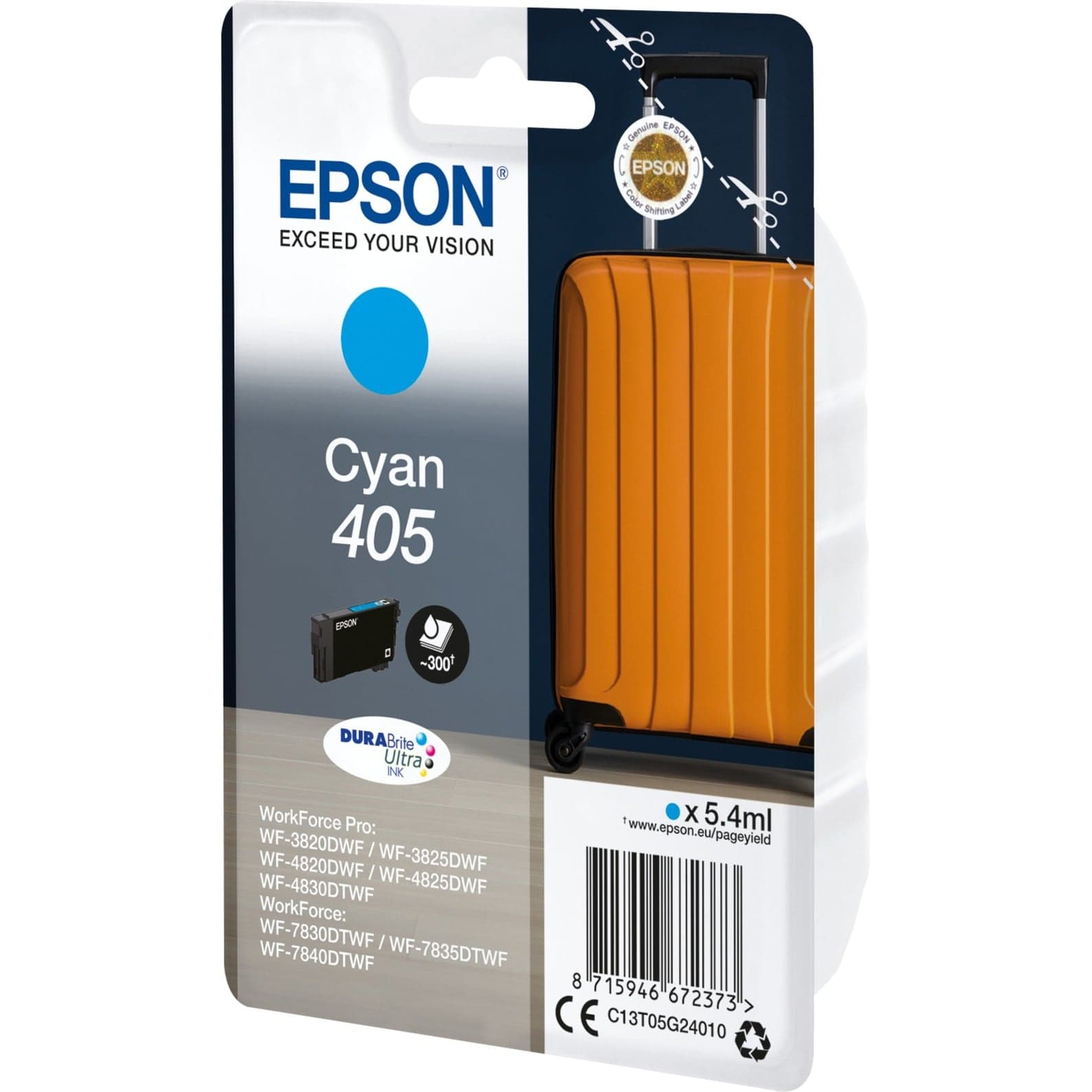 Tinte cyan 405 (C13T05G24010) – Bild 1