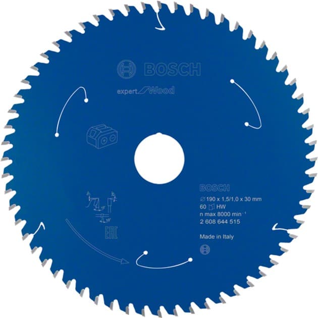 EXPERT Wood Kreissägeblatt, Ø 190mm, 60Z – Bild 1